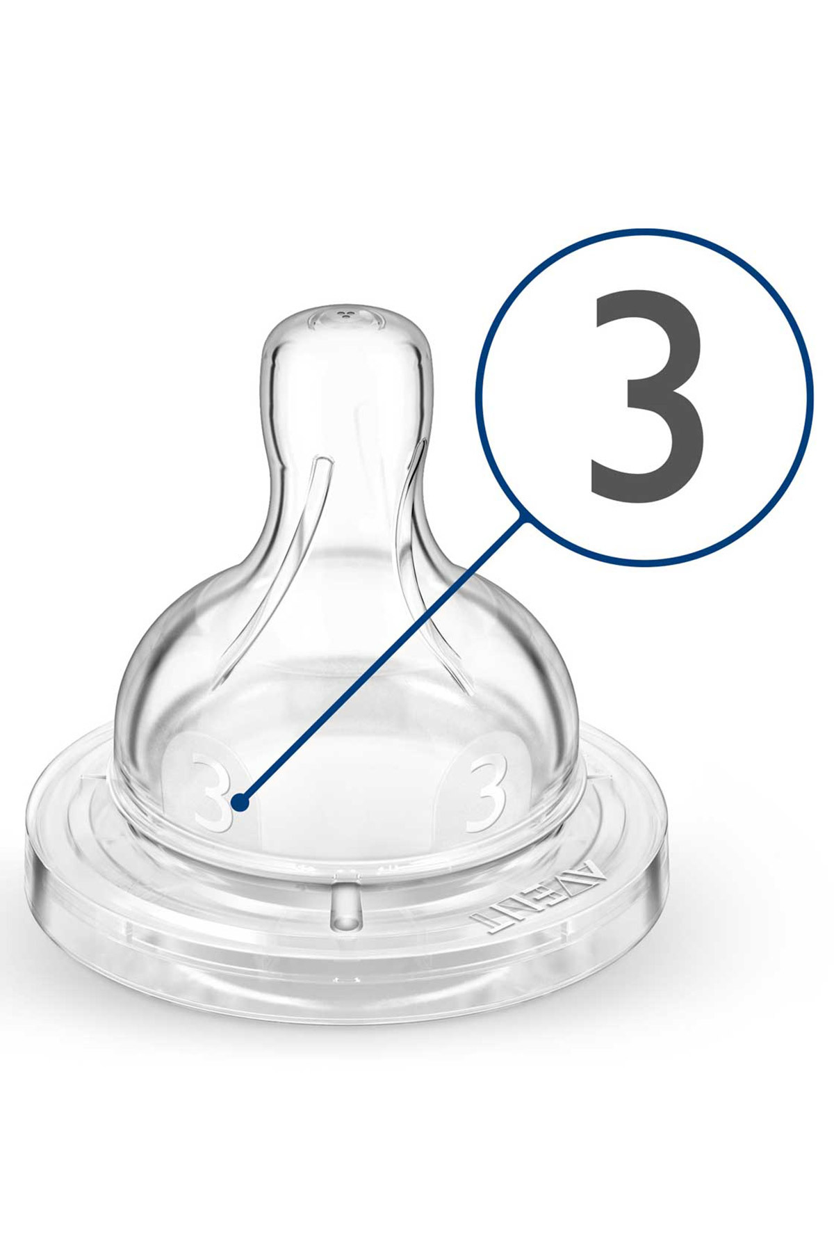 Philips Avent Biberon Emziği 2 Li 3 Ay fotoğrafı 3 (önizleme)