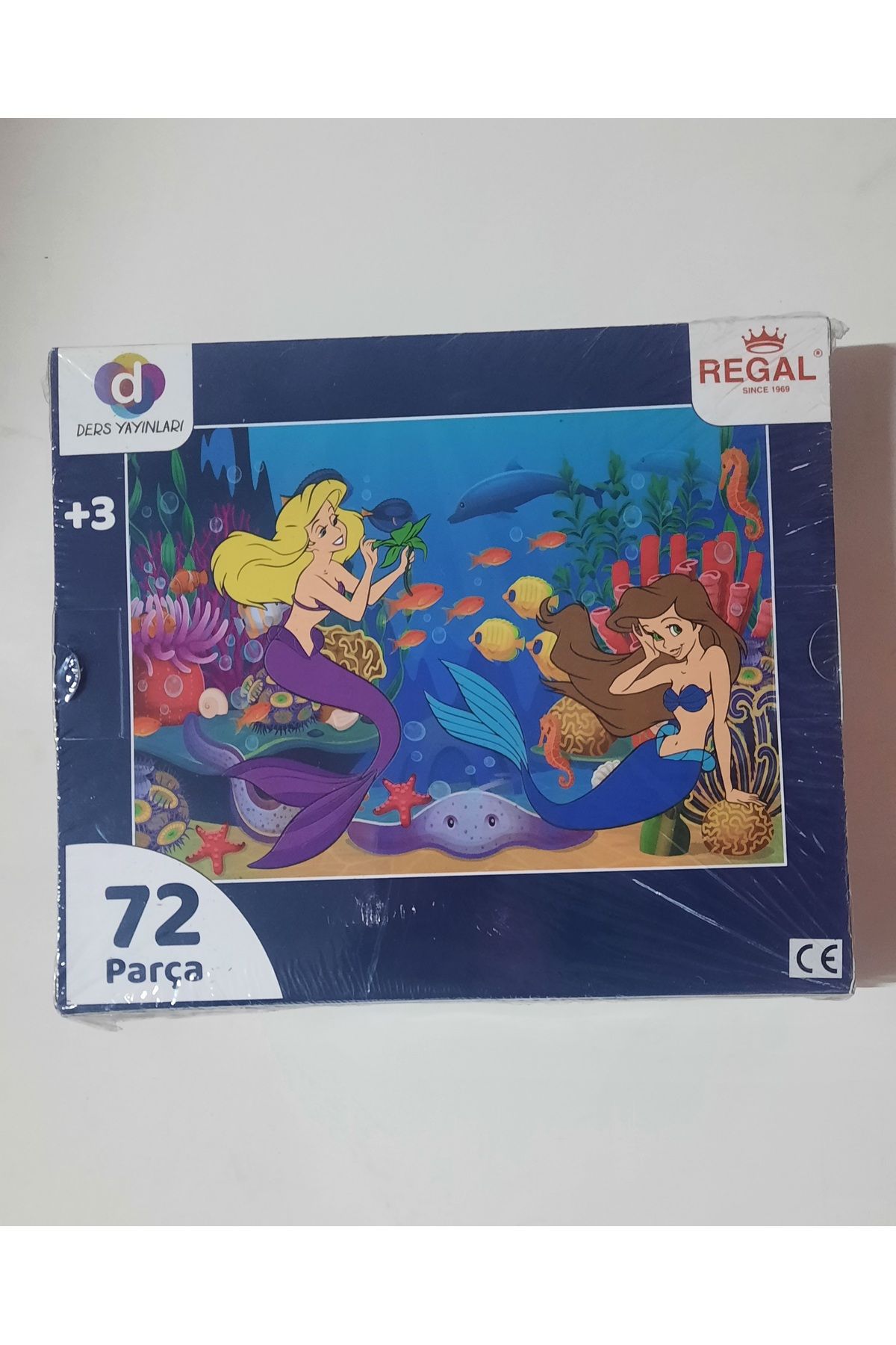 dershop 72 Parça Puzzle Deniz Kızı,  Balık Yapboz