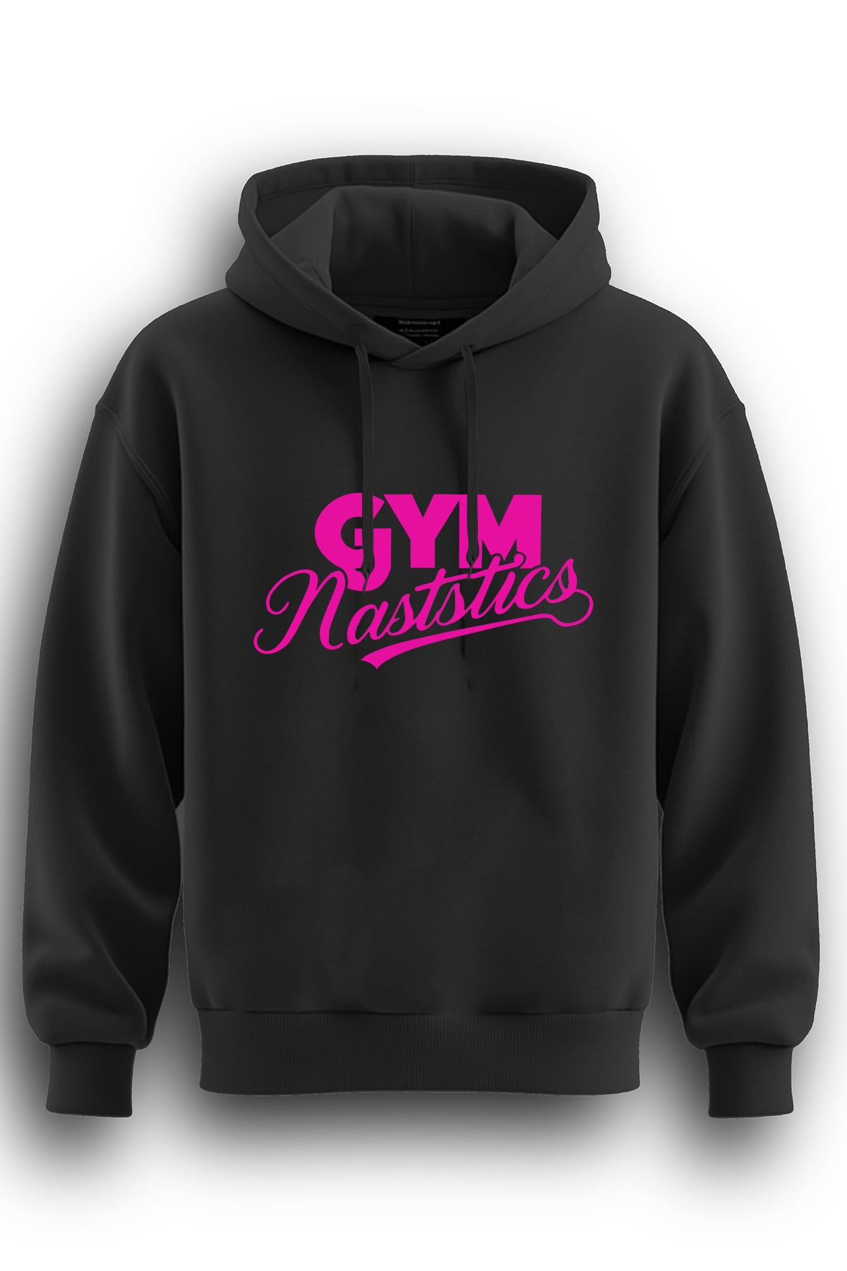 TOP GLORY Cimnastik Baskılı  Sweatshirt Kapüşonlu 3 iplik Hoodie  Cimnastik Sweat GYMN3003