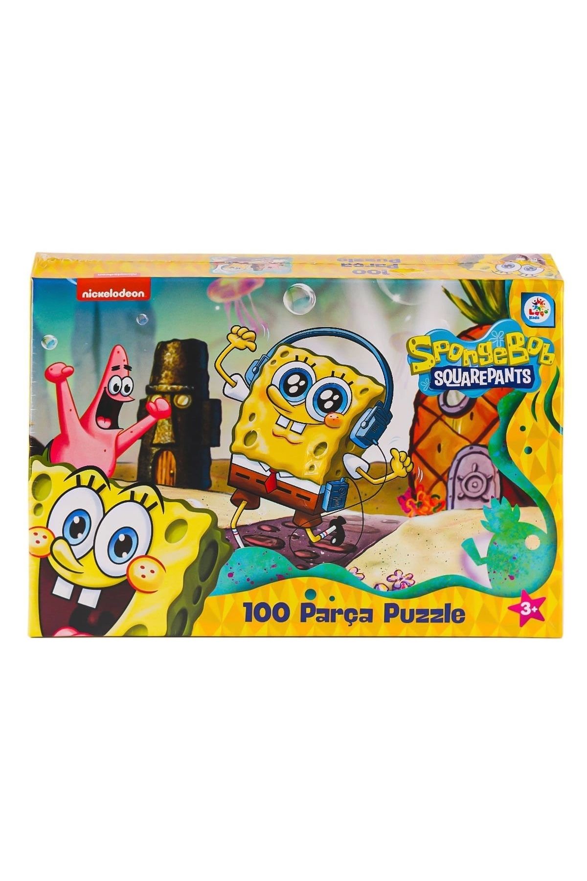 LAÇO KİDS SB0049 Spongebob 100 Parça Puzzle -Laçokids