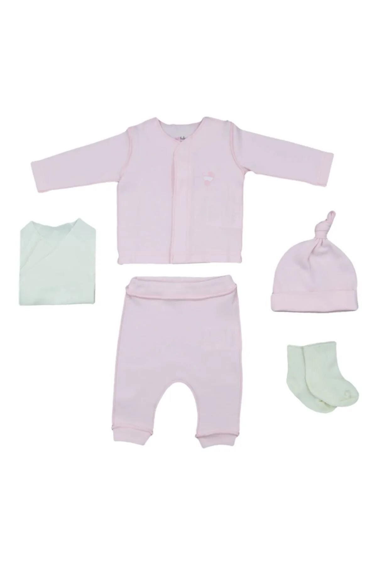 İDİL BABY-İdil Baby Premature 5-Piece Hospital Discharge Set 13588 1