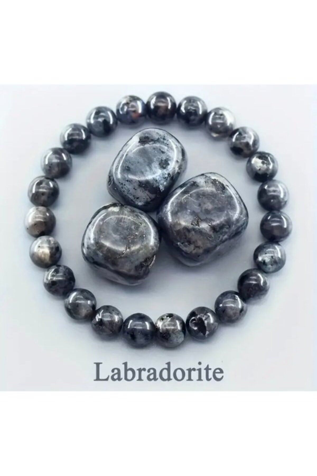 Punky Store-Labradorite Natural Stone Bracelet-Dgl-004 1