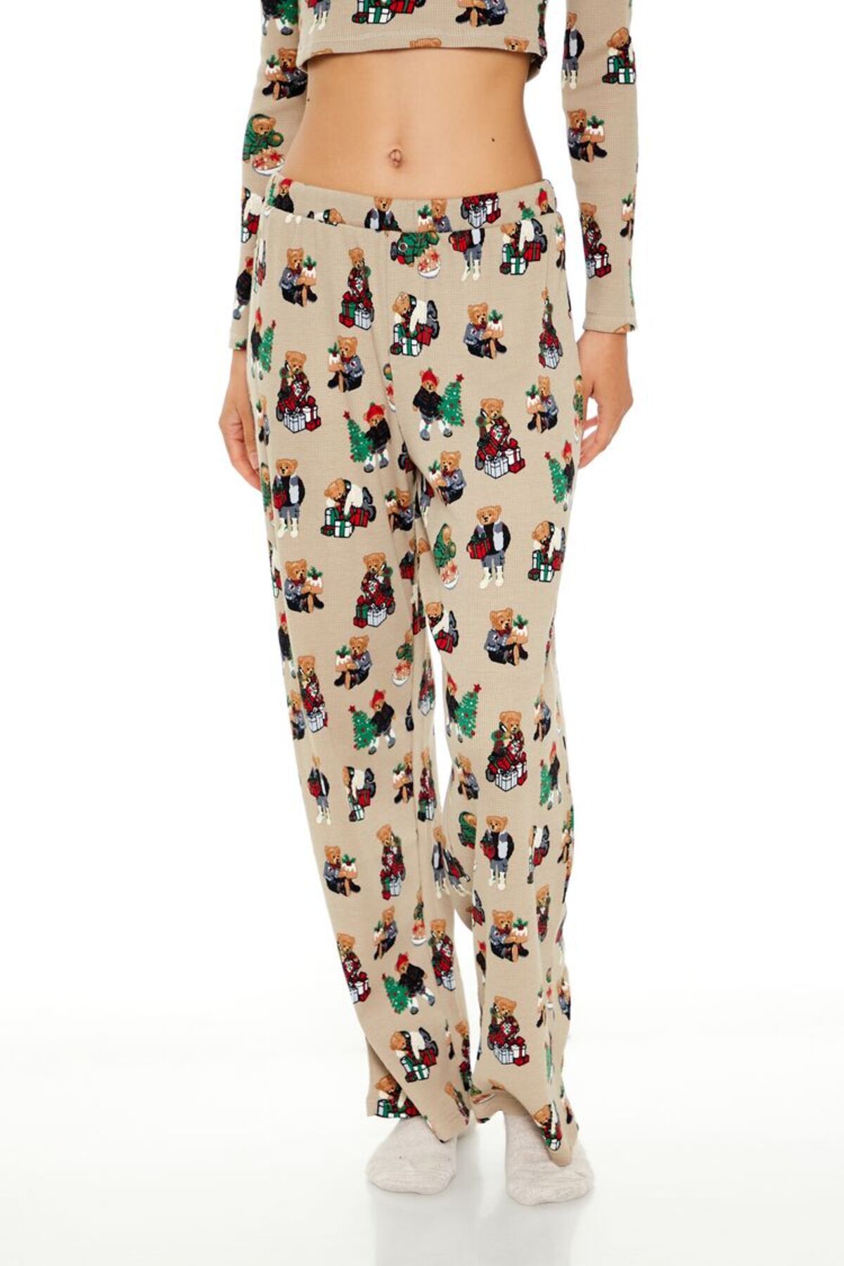 Forever 21 Noel Ayıcık Pijama Altı