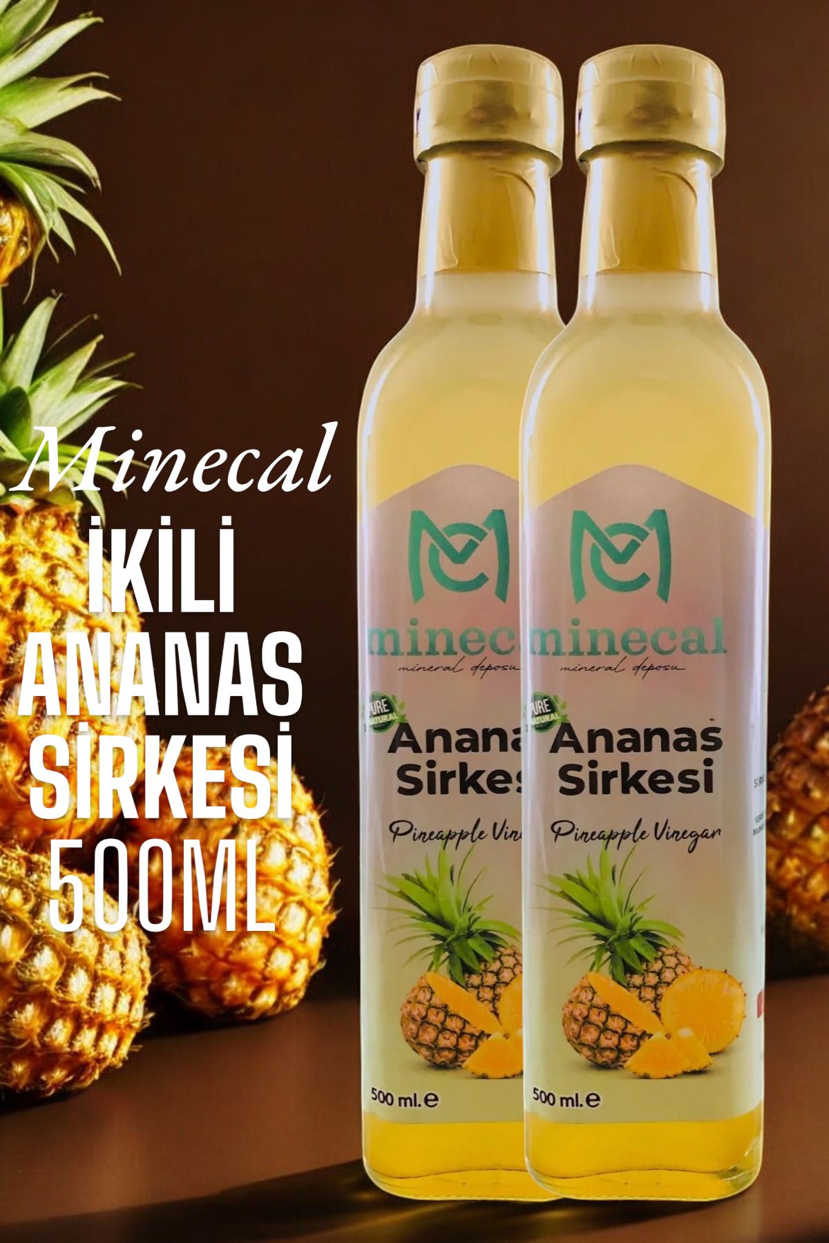 Minecal İkili Ananas Sirkesi