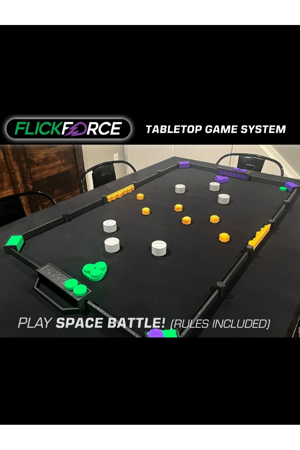 KAMER FlickForce! Modular Tabletop Game