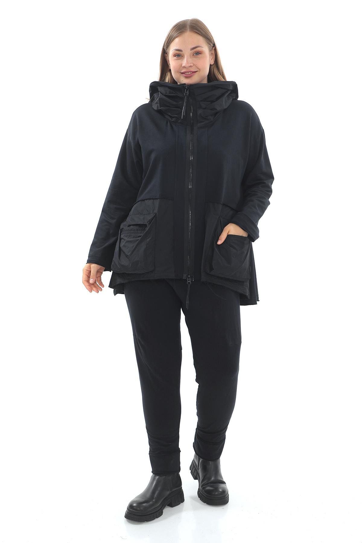Zedd+ Plus-Black Jacket - 23677 Model 1