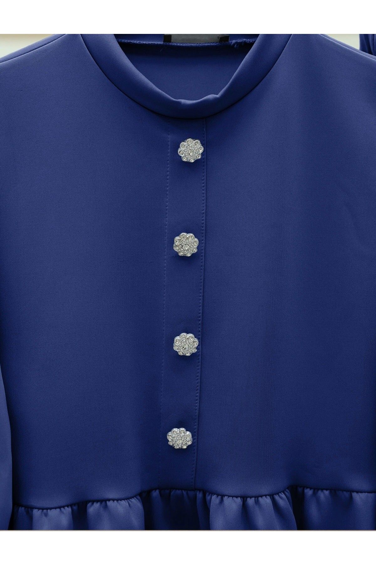 Modamorfo-Indigo Skuba Set - Piece, Rhinestone and Button Detail 2