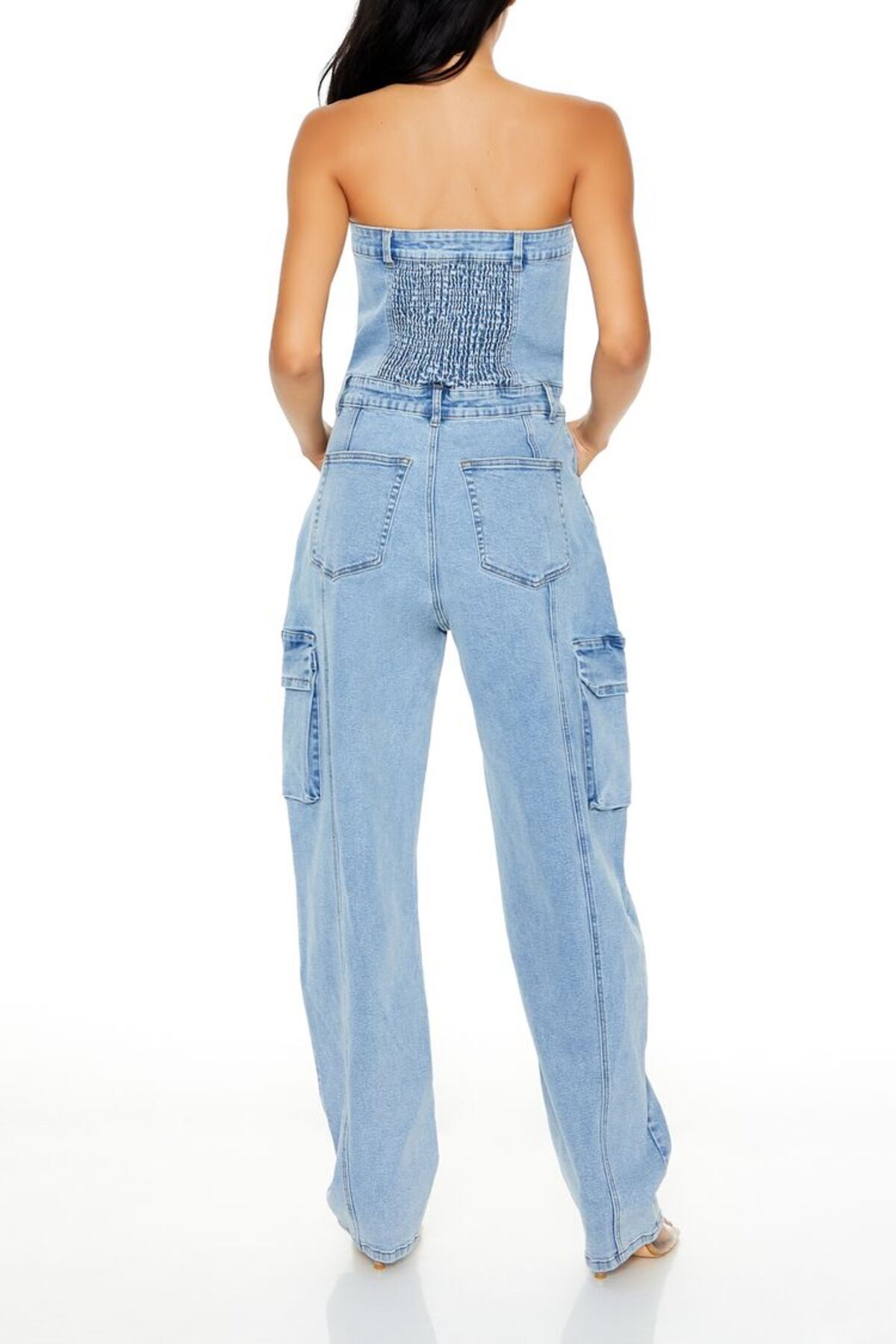 Forever 21 Straplez Denim Kargo Tulum