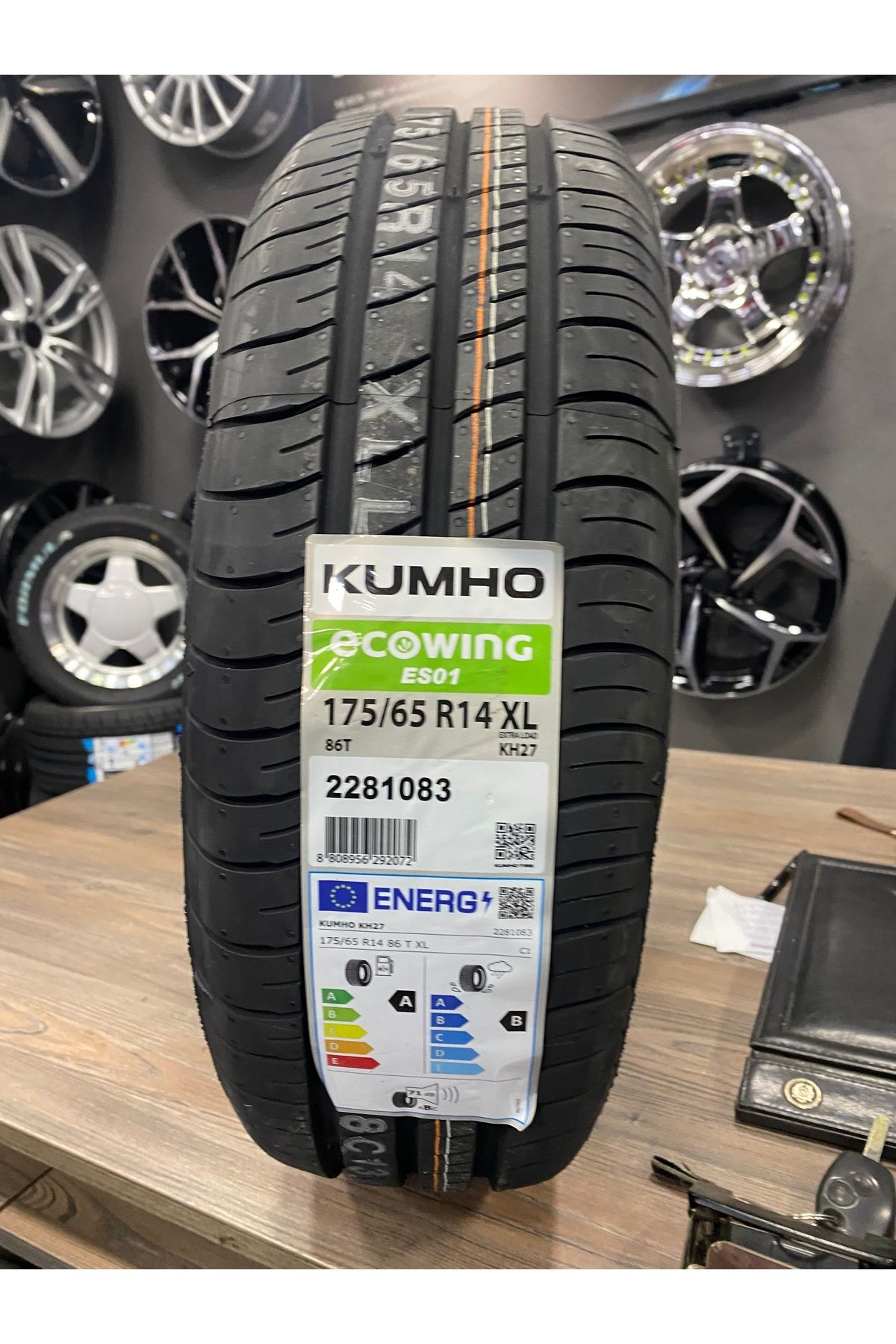 Kumho 175/65r14 86T KUMHO ECOWING ES01 2024 ÜRETİM YAZLIK