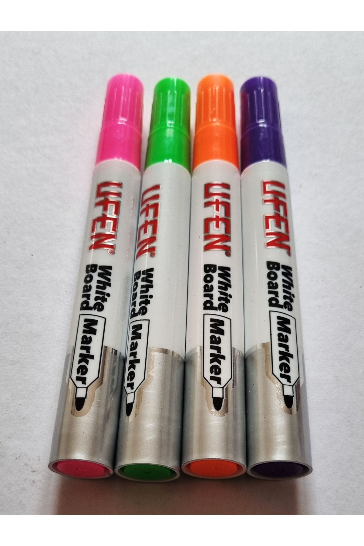 Mahi Max 4'lü 4 Renk Ufen Beyaz Tahta Kalemi