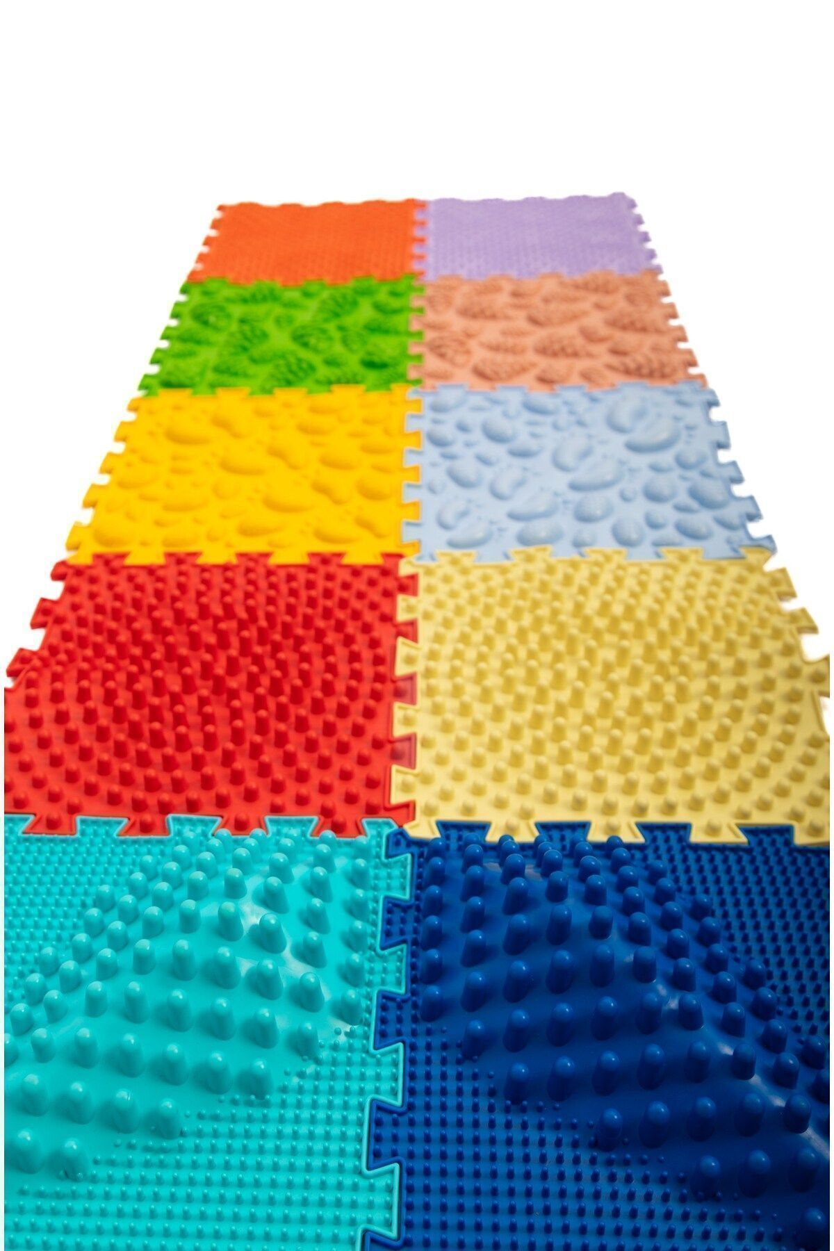 Ortohalı 10 Modüllü Ortopedik Halı Çocuk Duyu Matları Puzzle Çocuk Masaj Halıları Oh102 fotoğrafı 7 (önizleme)