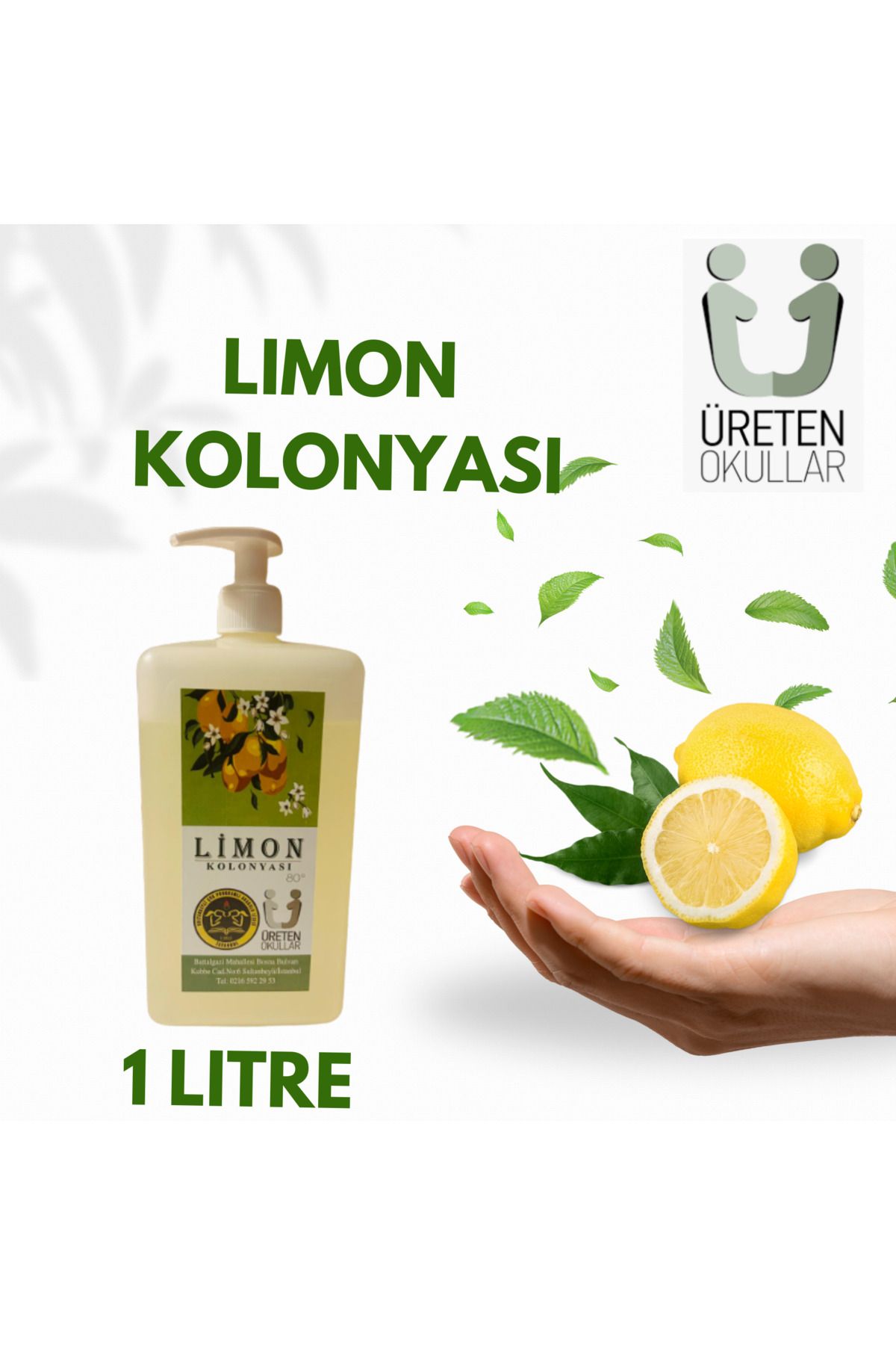 Üretenburada 1 Litre Limon Kolonyası Üreten Öğrenci