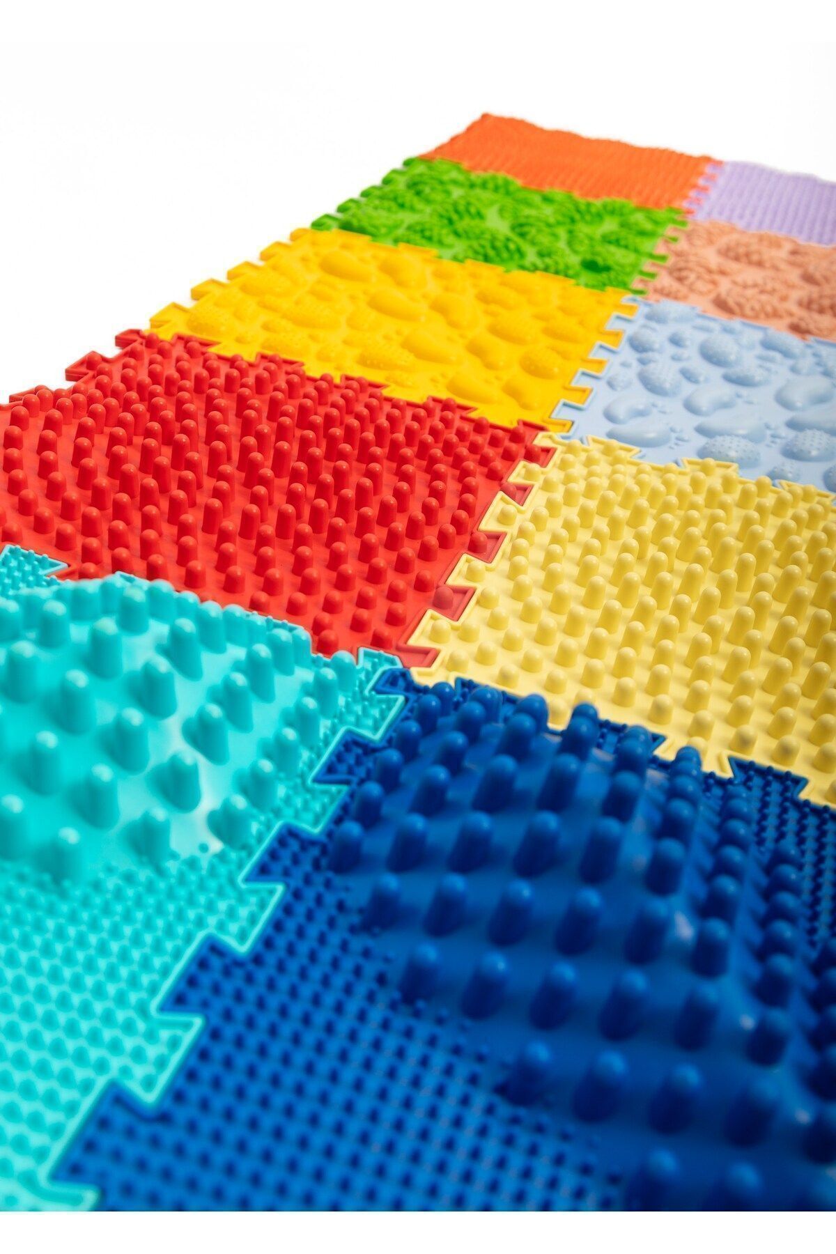 Ortohalı 10 Modüllü Ortopedik Halı Çocuk Duyu Matları Puzzle Çocuk Masaj Halıları Oh102 fotoğrafı 5 (önizleme)
