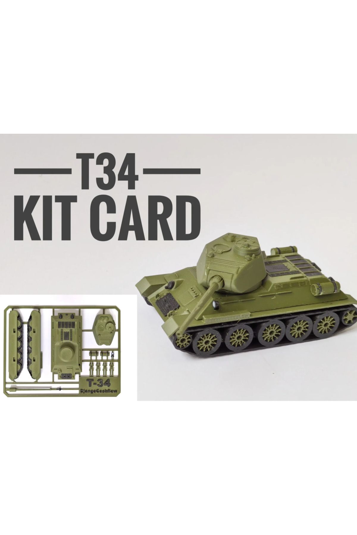 Forge 3 T-34 Tank Model Kiti