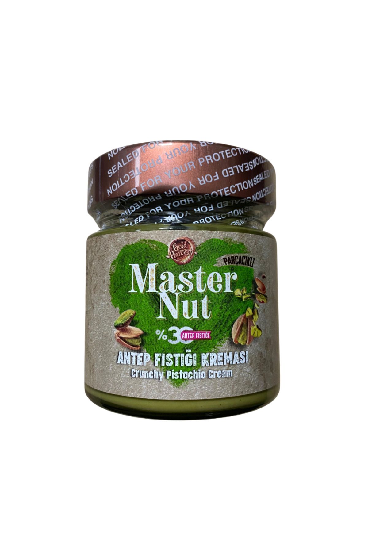 Master Nut PARÇACIKLI ANTEP FISTIĞI KREMASI 200 G