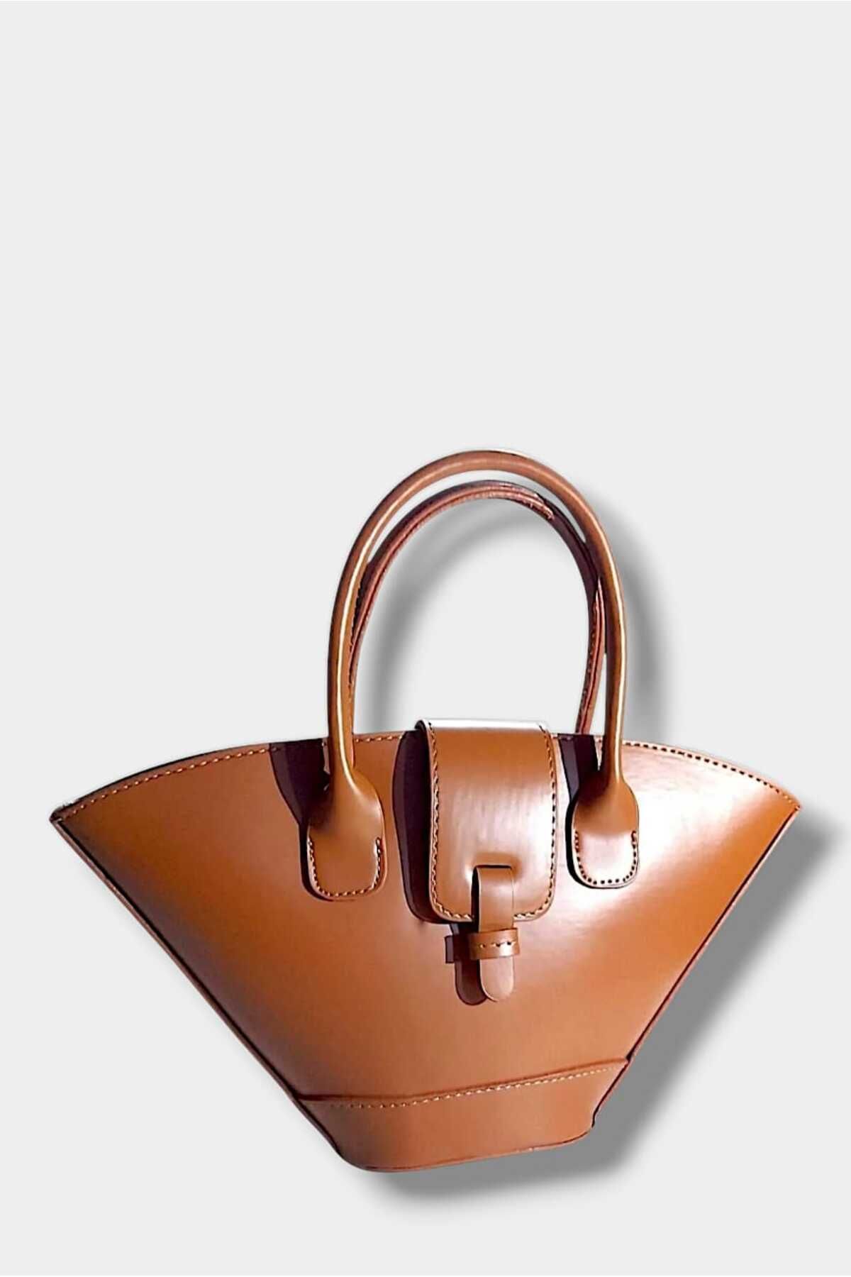 roseberry-حقيبة نسائية مبطنة بقصة غير متماثلة موديل دلو طابا - R1032 5
