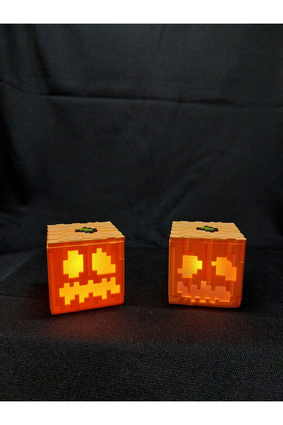 figur Minecraft Işıklı Balkabağı Figürü  LED Dekoratif Lamba