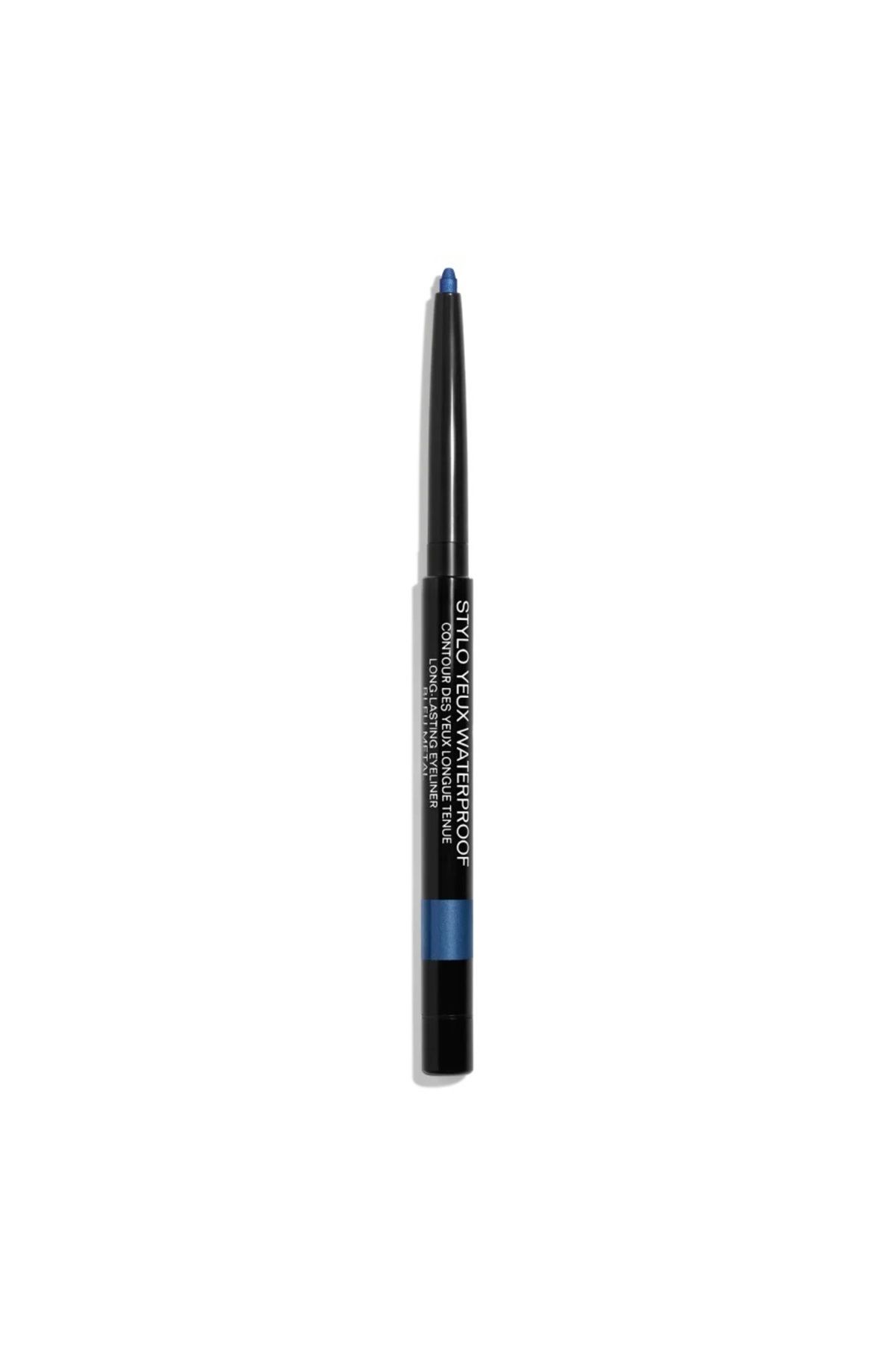 Chanel Yeni ve Eşsiz Formülü İle Kalıcı Suya Dayanıklı Işıltılı-Mat Bitişli Eyeliner-38 BLEU MÉTAL