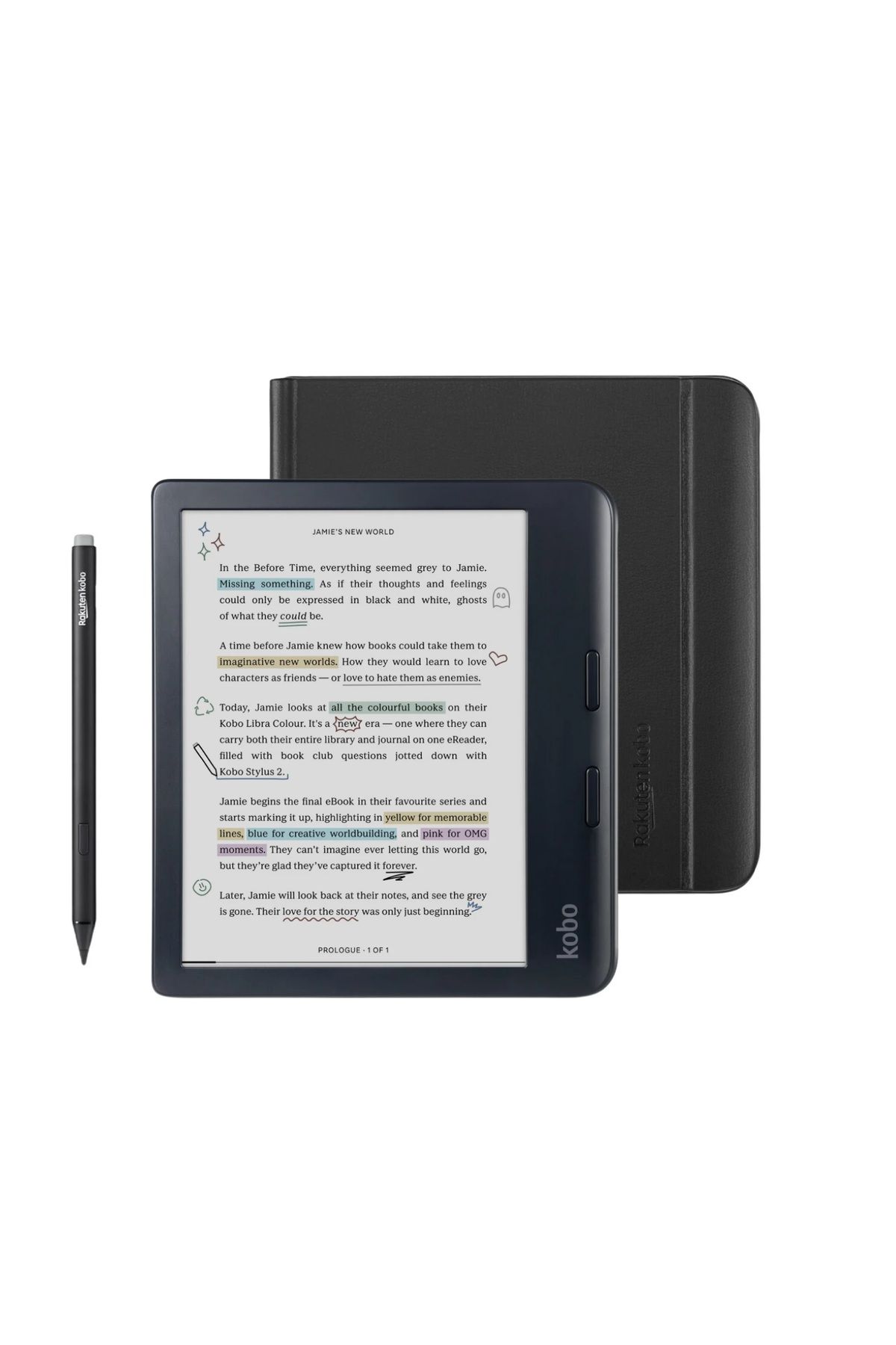 kobo Libra Colour Notebook Kılıf ve Kalem Paketi