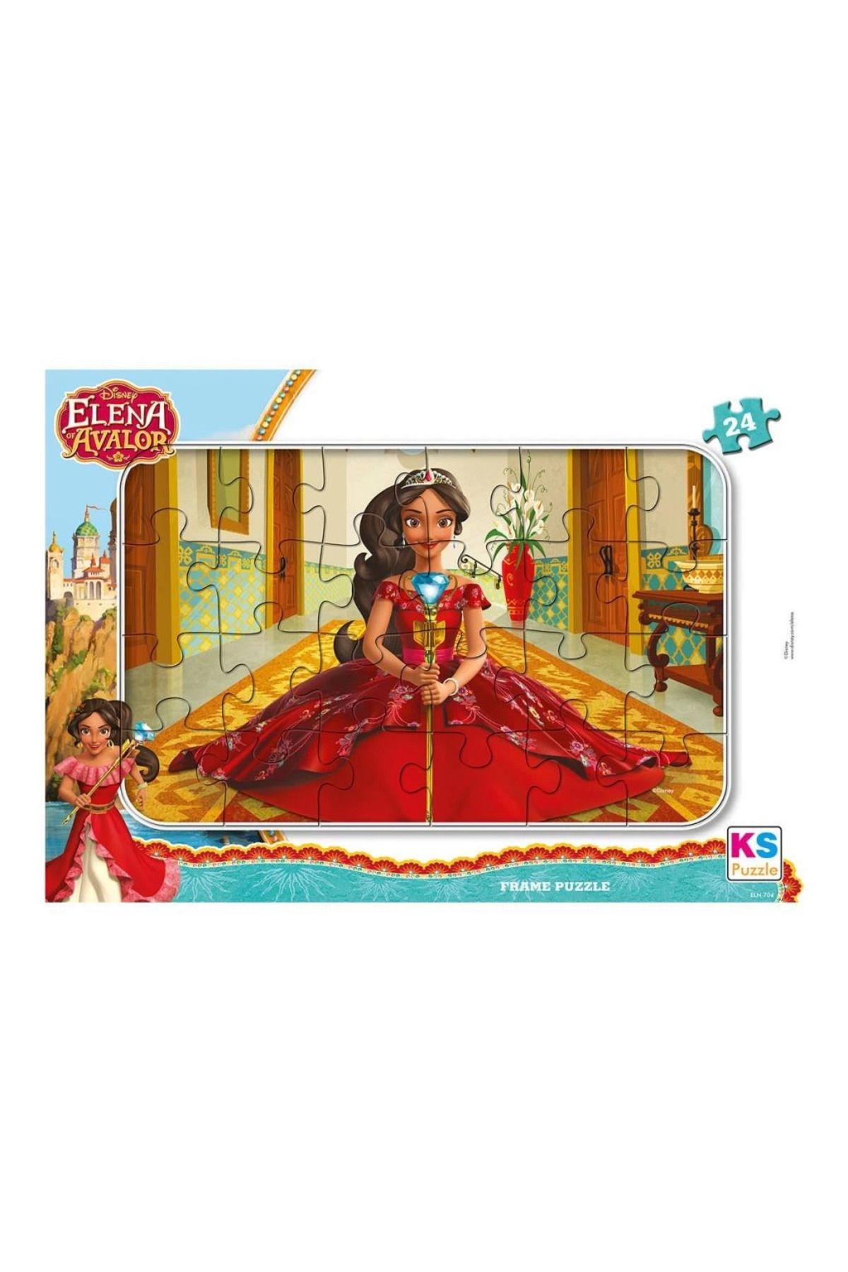 DEPOT Nessiworld ELN 704 Elena Avalor Frame Puzzle 24 Parça