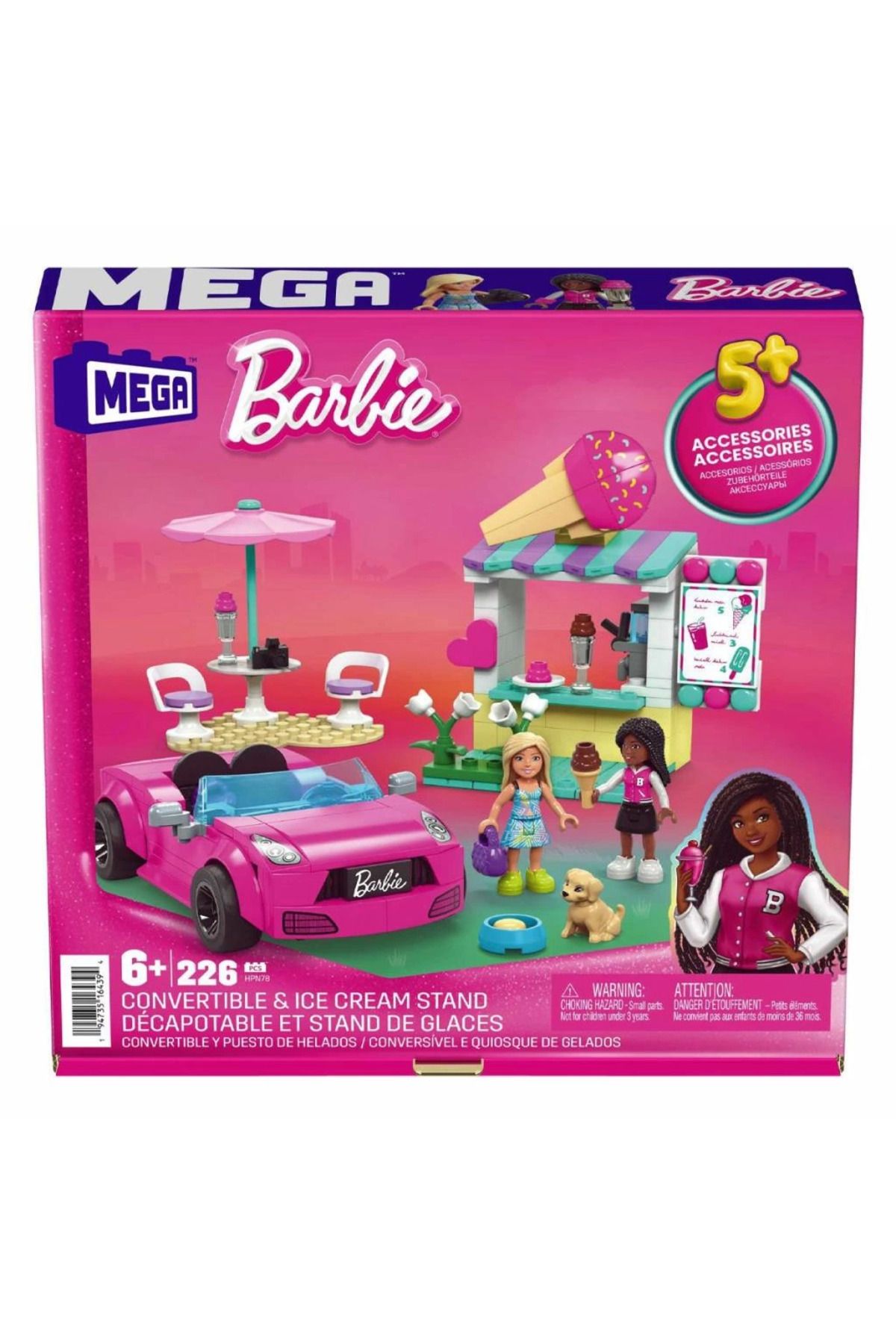 DEPOT HPN78 MEGA Barbie® Dondurma Standı 226 parça +6 yaş