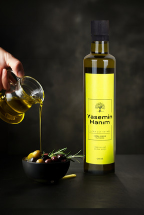 YASEMİN HANIM Memecik Erken Hasat Soğuk Sıkım Naturel Sızma Zeytinyağı 500ml....