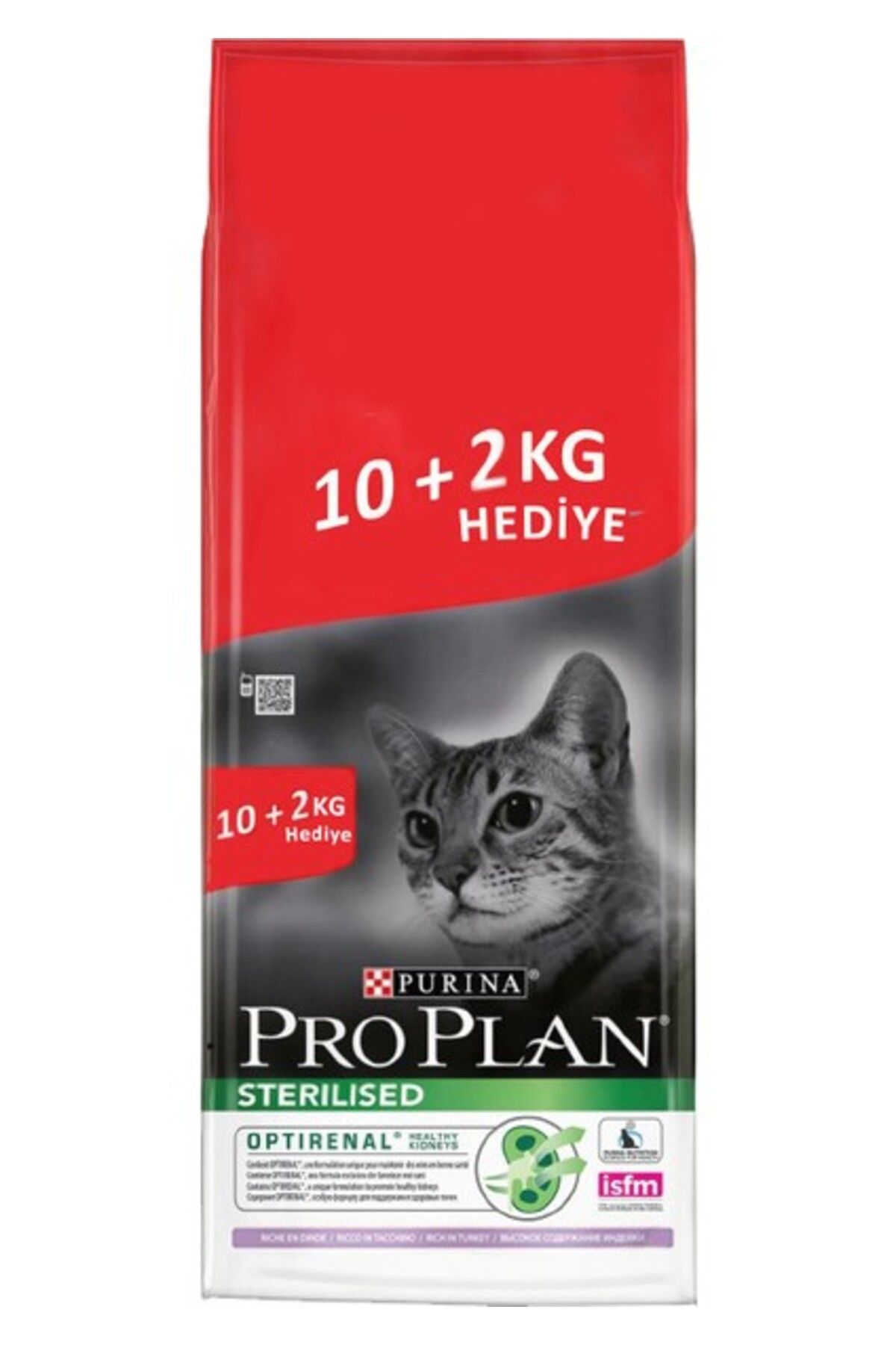 Pro Plan Sterilised Kisirlaştirilmiş Kediler Için Hindi Etli Kedi Mamasi 10+2 Kg