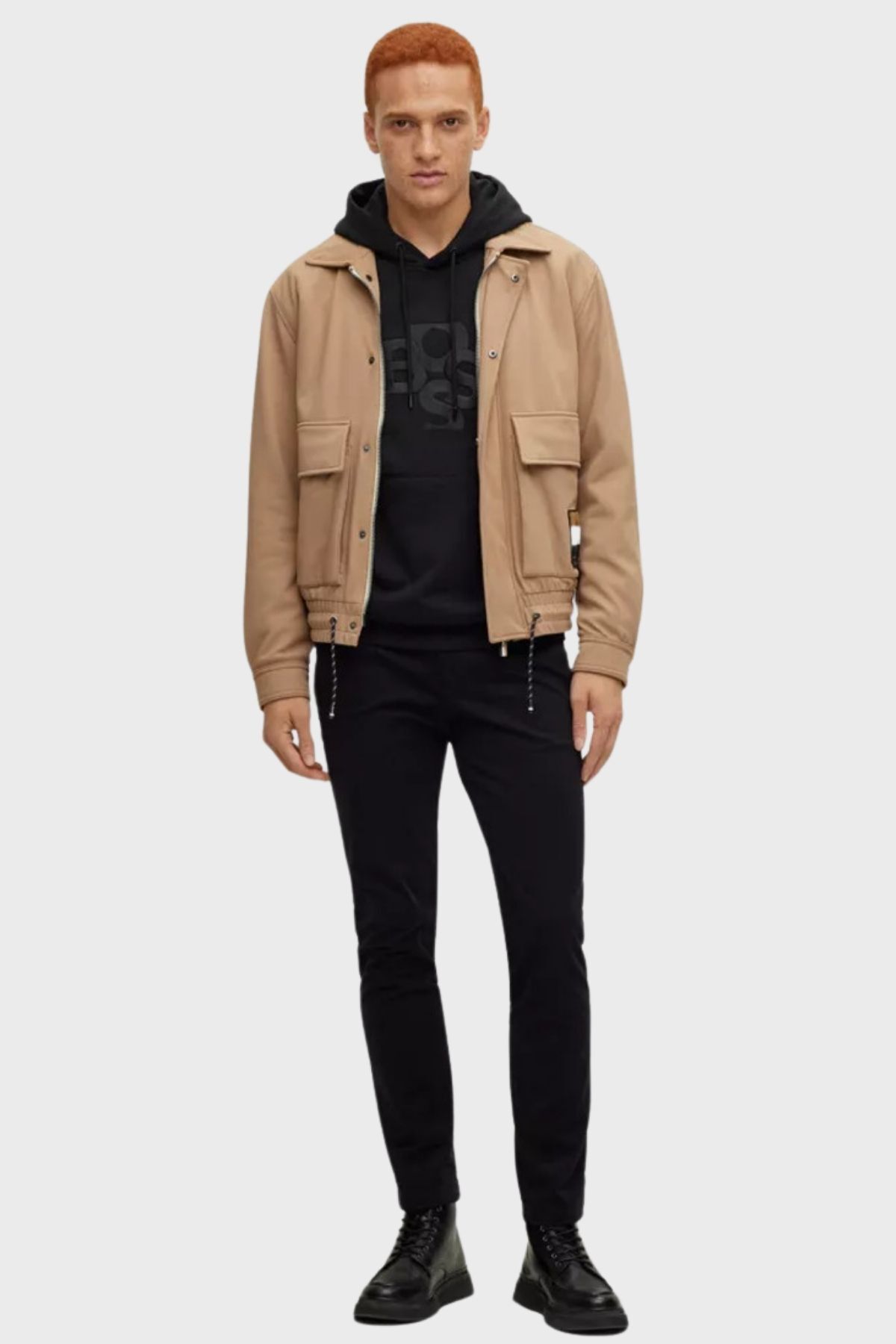 سویشرت ورزشی مردانه پیراهن با جیب رئیس Hugo Boss