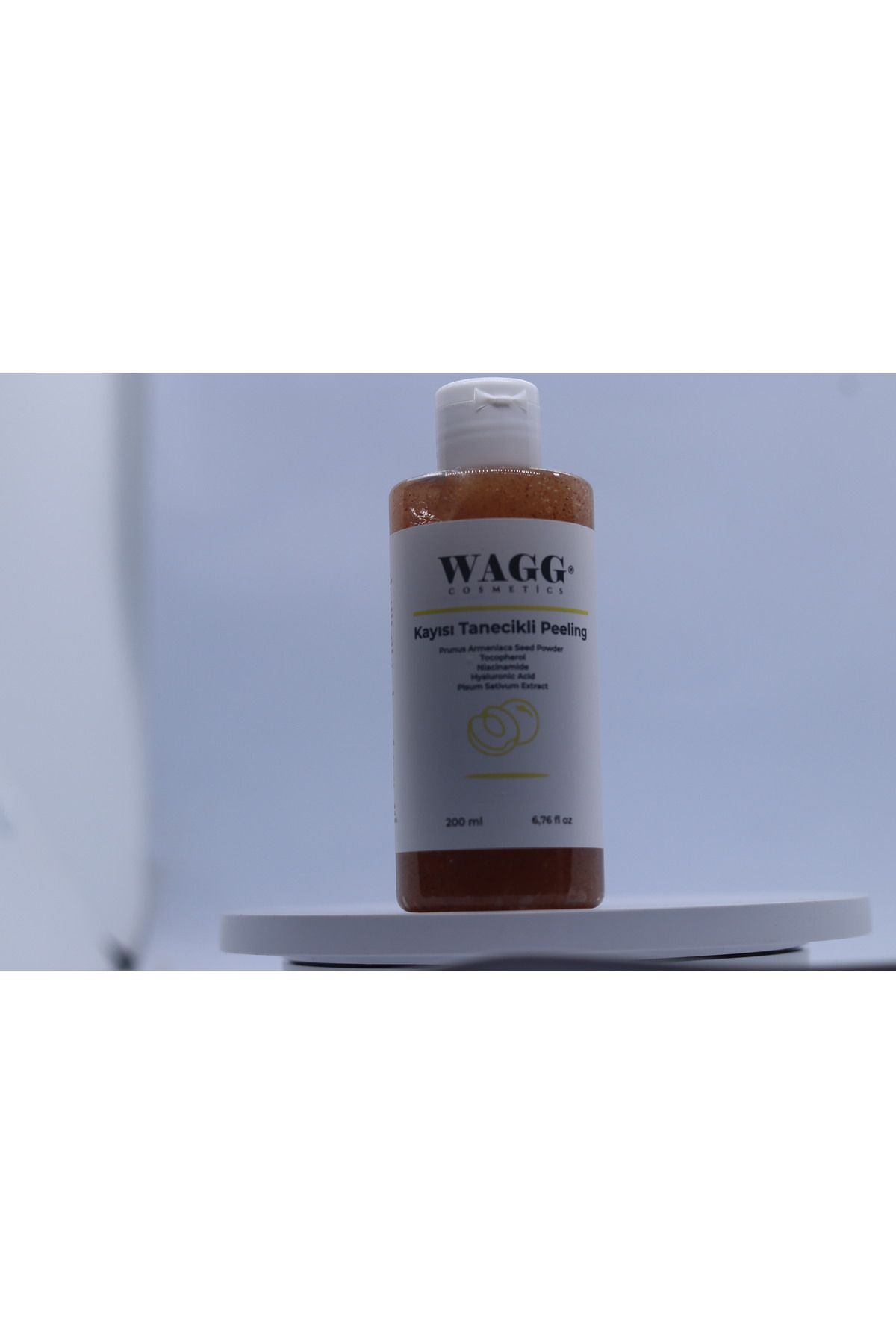 WAGG Cosmetics Ölü Deri Arındırıcı Aydınlatıcı Kayısı Tanecikli Peeling JEL 200ML