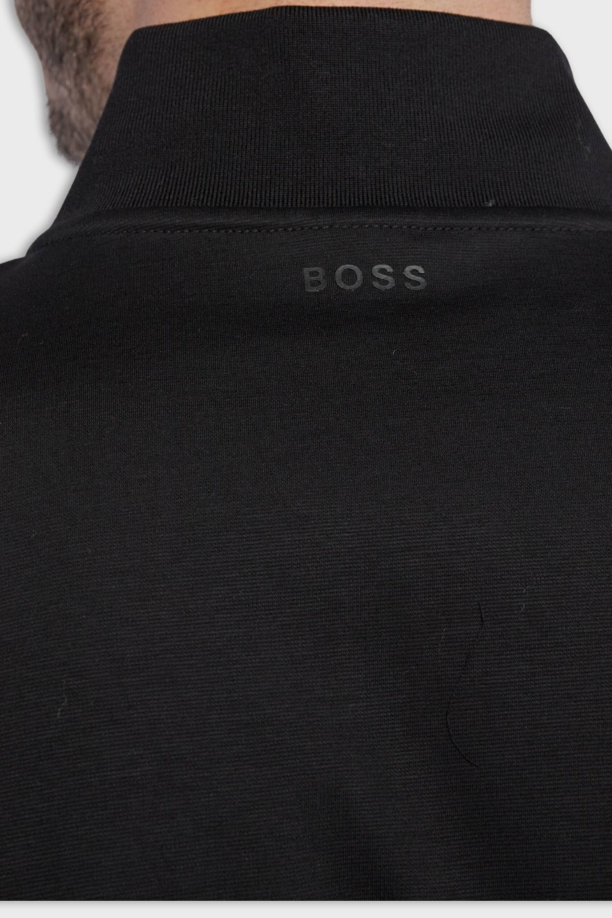 سویشرت ورزشی مردانه پیراهن زیپ رئیس اورجینال Hugo Boss