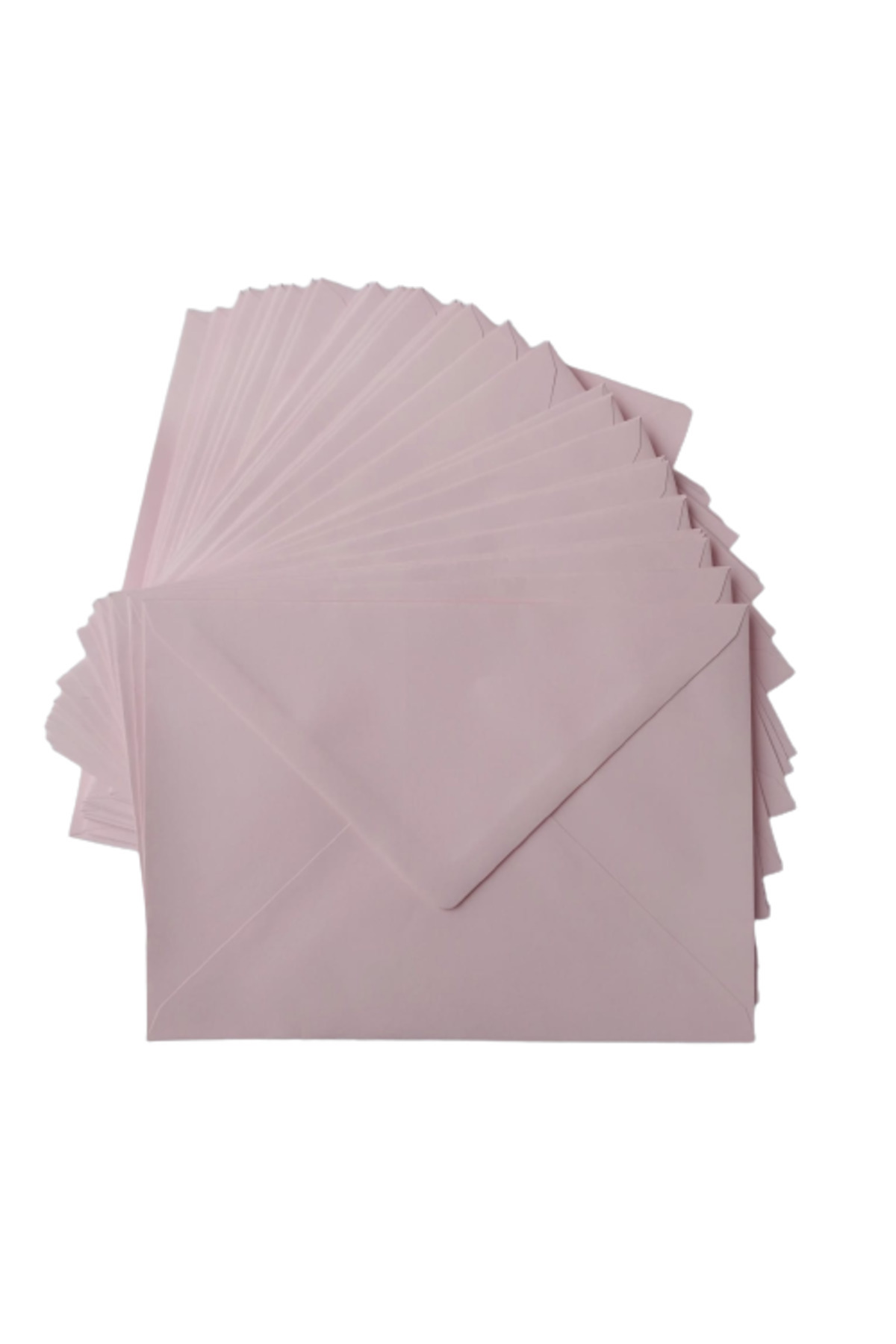 Glanart Plic Pentru Invitații Cu Scrisori De Culoare Roz Deschis 13x18 Dimensiune 50' Li - One Size