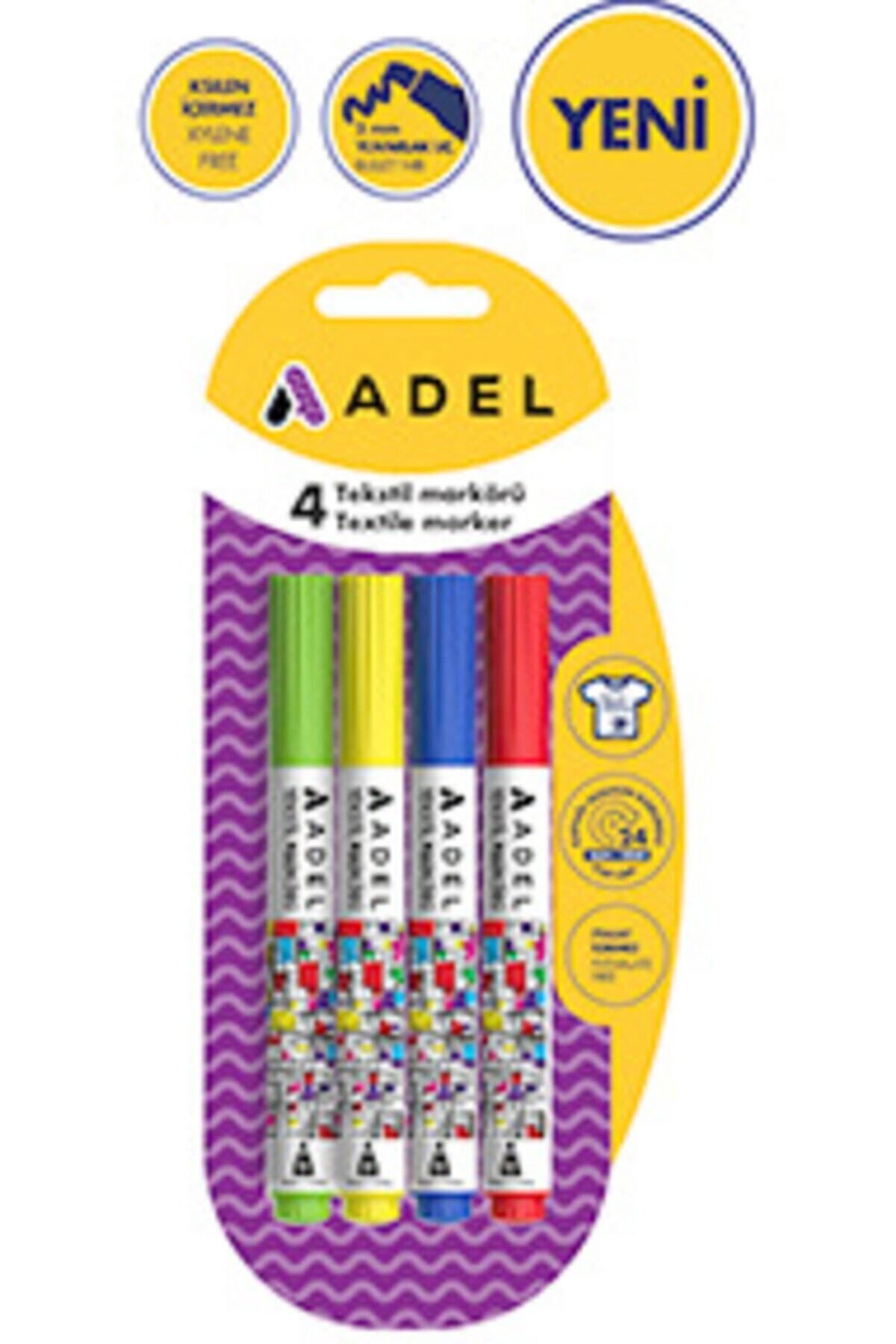 Adel-Textile Marker 4 Pack Assortment-1 2201000032 2