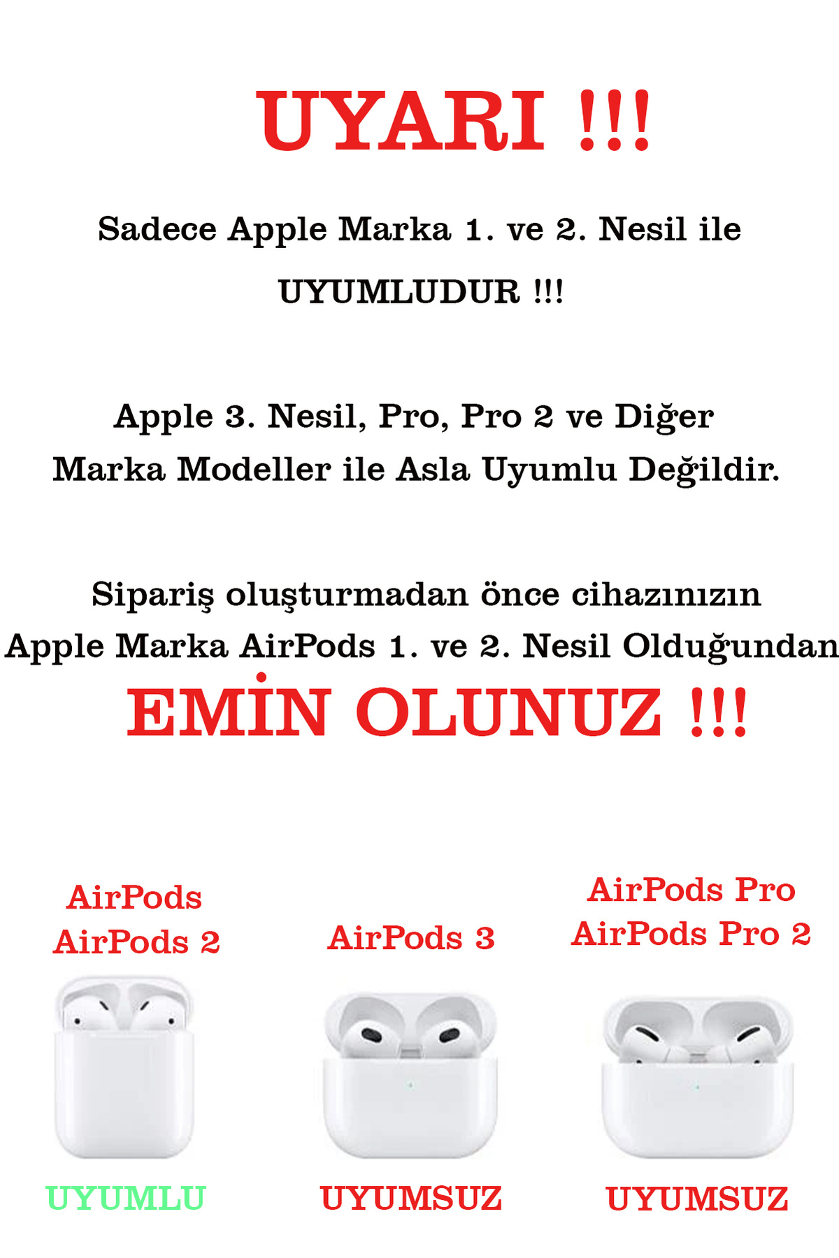 İPAX-1.Generation and 2Generation Airpods Compatible Case Patterned Silicone Case Patterned Headphone Case 4