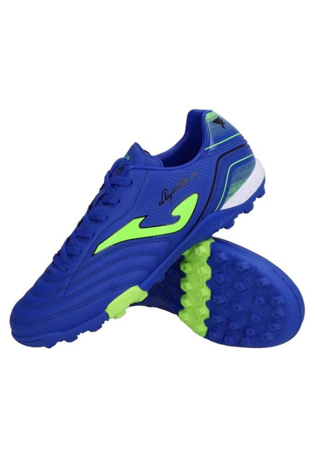 Joma-Aguila 2404 Aguw2404Tf Navy & Neon Green Men's Astroturf Field Shoes 2