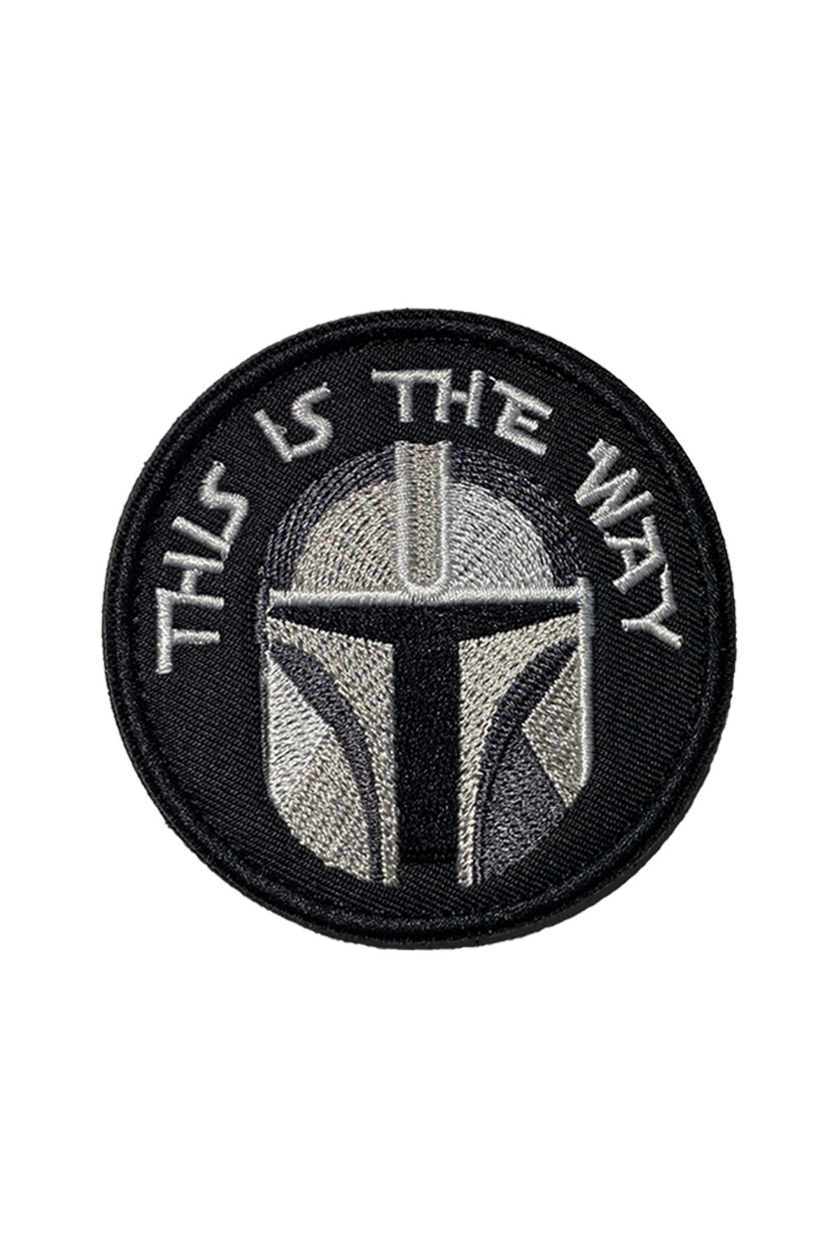 Choice-2pc This is The Way Full Helmet Embroidered Fastener Hook and Loop Patch 5