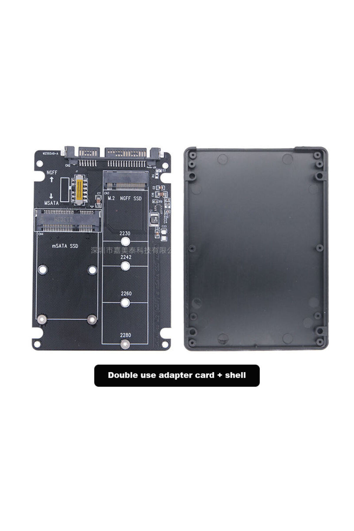 Choice-TXB048-1 M.2 تحويل SSD ذو الحالة الصلبة إلى Sata3 صندوق القرص الصلب الخارجي Ngff Msata إلى منفذ تسلسلي Co 1