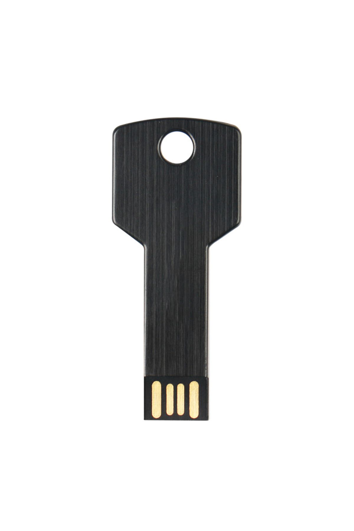 JASTER-4gb Black High-capacity Metal Key Shape Usb Flash Drive 64gb Black Pen Drives Silver Stick Real Capa 1