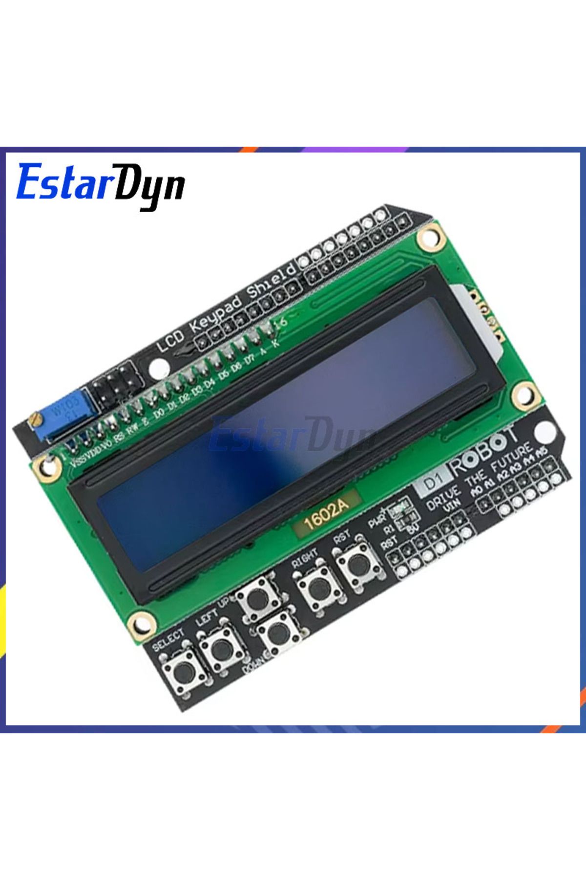 Estardyn-1602 LCD Keypad Shield LCD1602 LCD 1602 Module Display For Arduino ATMEGA328 ATMEGA2560 ... 3