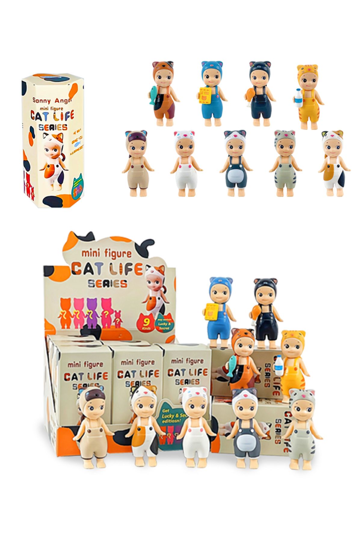 Choice-Cat Blind Box Sonny Angel Cats Life Action Figures Toys Ornaments Dolls For Fans Children Christm... 8
