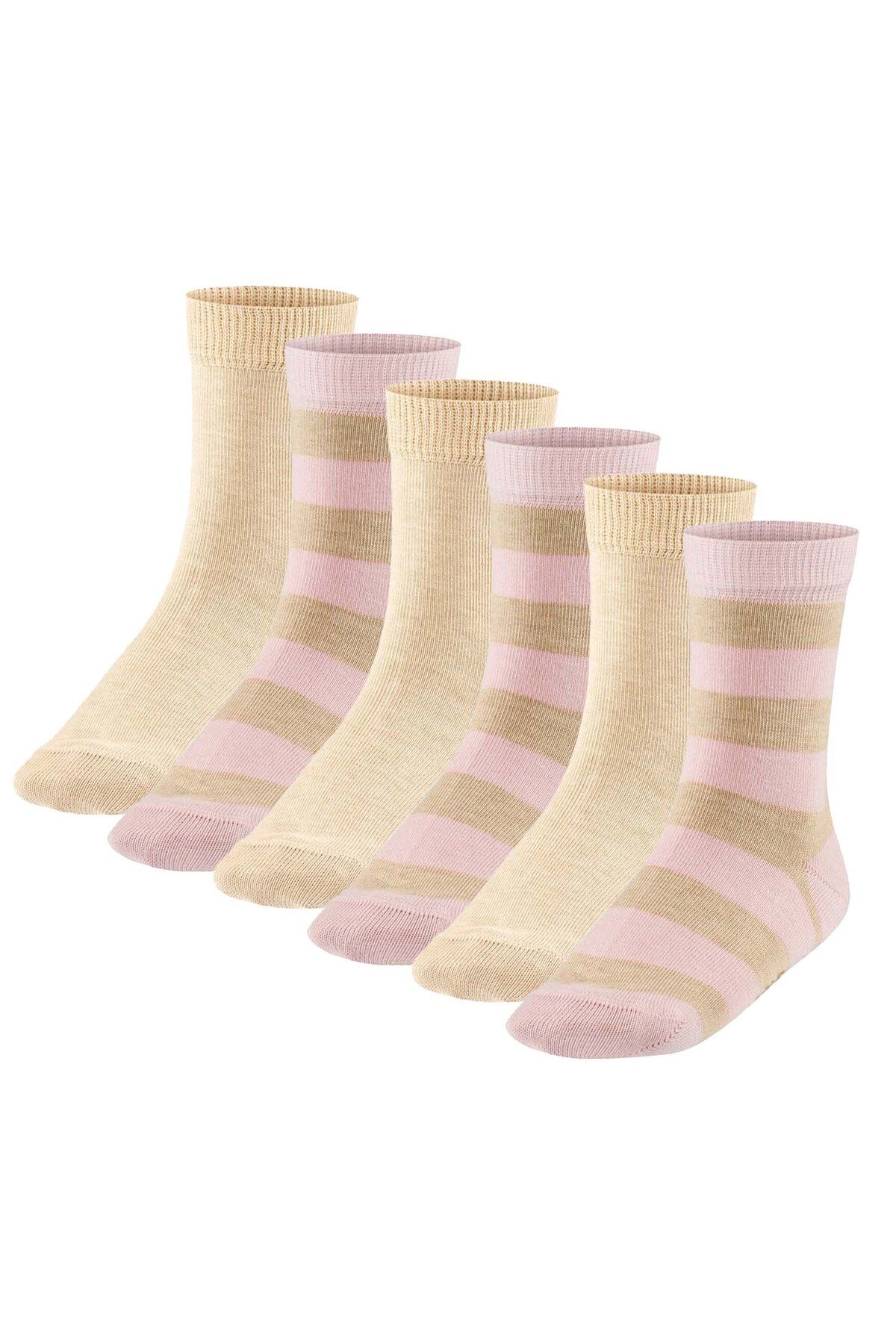 FALKE-Kinder Socken, 6er Pack - Happy Stripe, Kurzsocken, gestreift 1