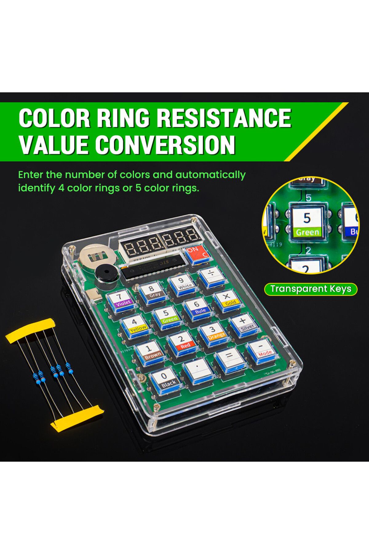 Choice-DIY Calculator Electronic Production Kit LED Digital Tube Display With Shell Single-Chip Microcom... 4