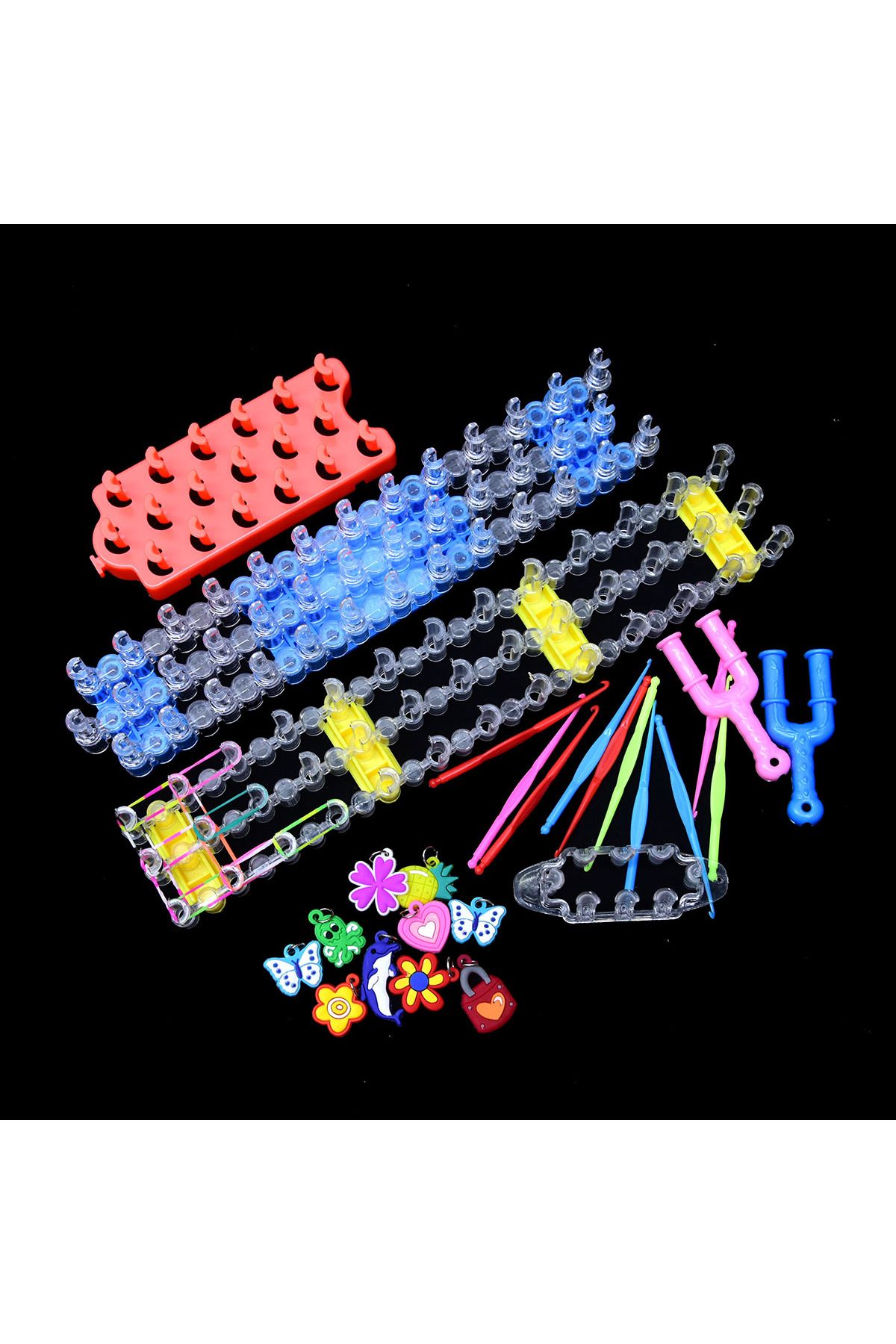 Choice-New Loom Rubber Bands Bracelet Rubber Loom Bands Make Woven Lacing Bracelet Diy Knitting Toys Gift 2
