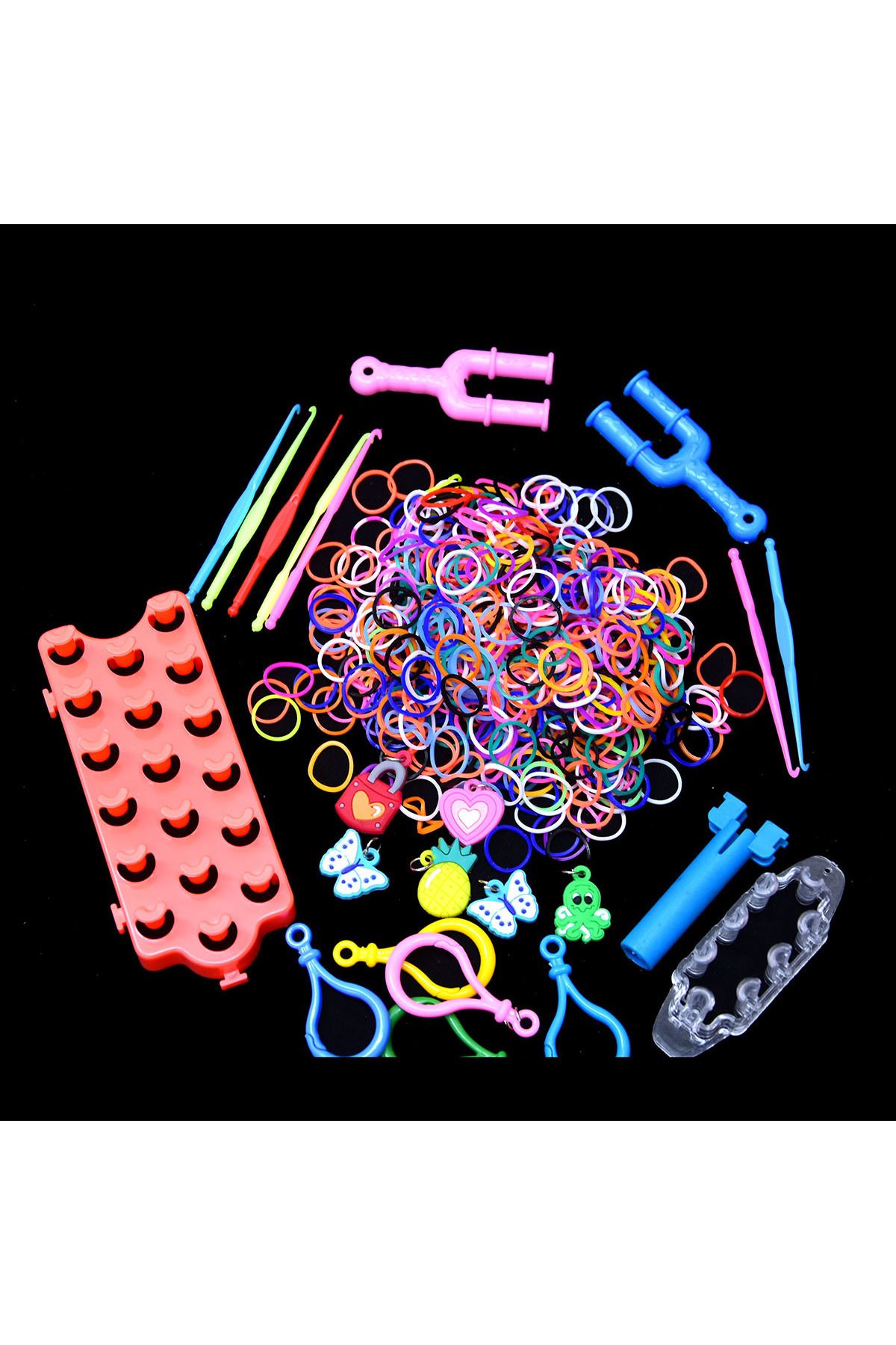 Choice-New Loom Rubber Bands Bracelet Rubber Loom Bands Make Woven Lacing Bracelet Diy Knitting Toys Gift 3