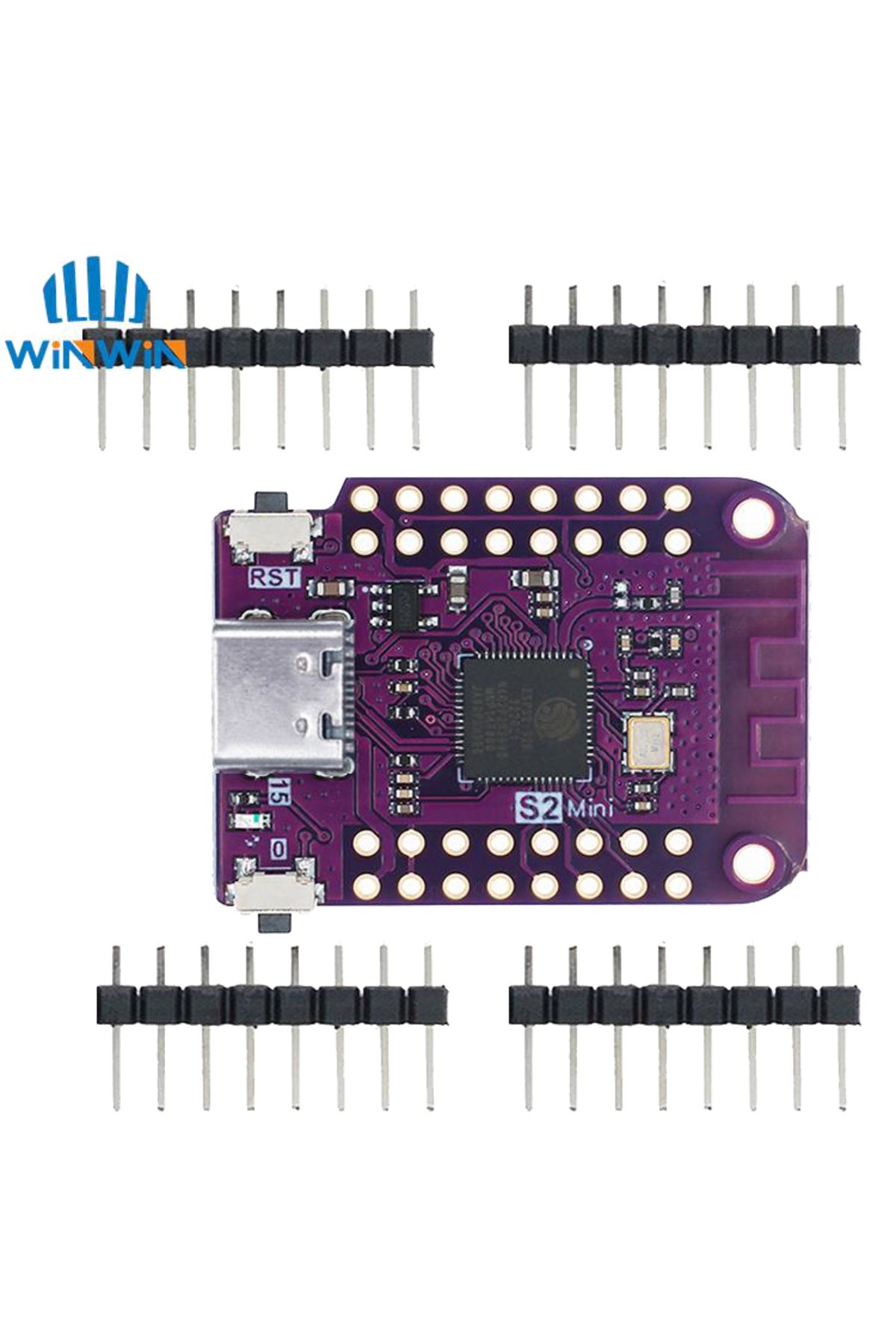 Choice-ESP32 S2 Mini V1.0.0 - LOLIN WIFI IOT Board based ESP32-S2FN4R2 ESP32-S2 4MB FLASH 2MB PSRAM Micr... 7