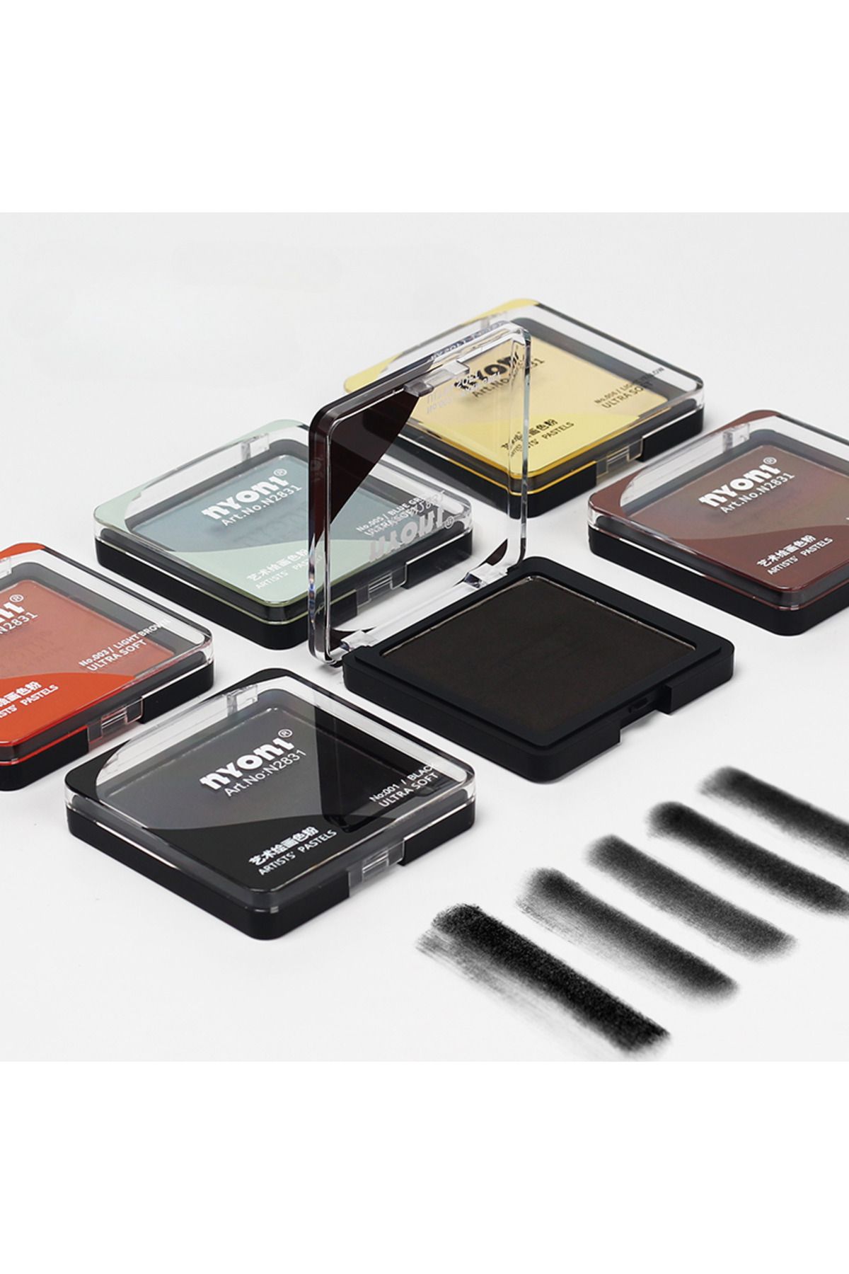 Choice-Professional Ultra Soft Artist Pastel Graphite And Charcoal Drawing Color Sketching Powders Blend... 8