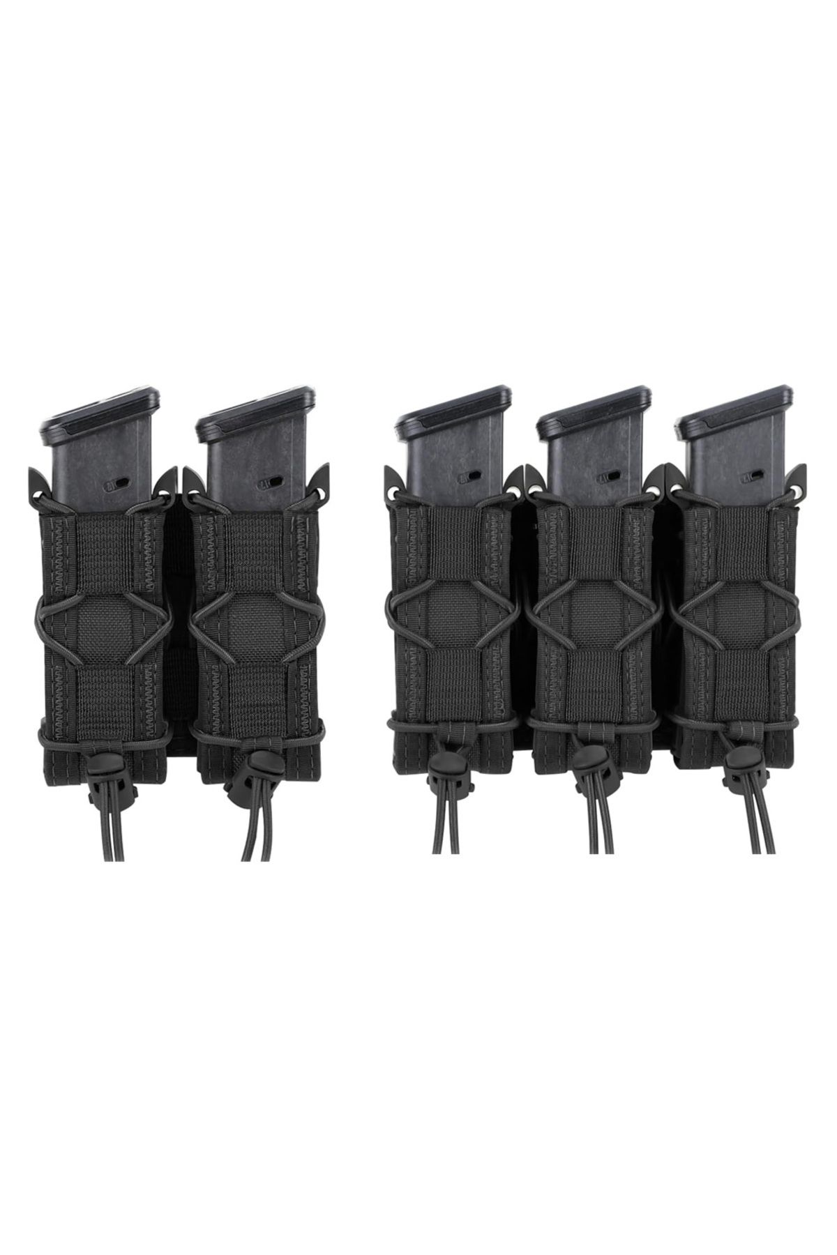 Choice-Molle Pistol Mag Pouch Double/Triple Stack Magazine for 9mm/.40 Calibers 45acp Glock S&W M&P, Sig... 7