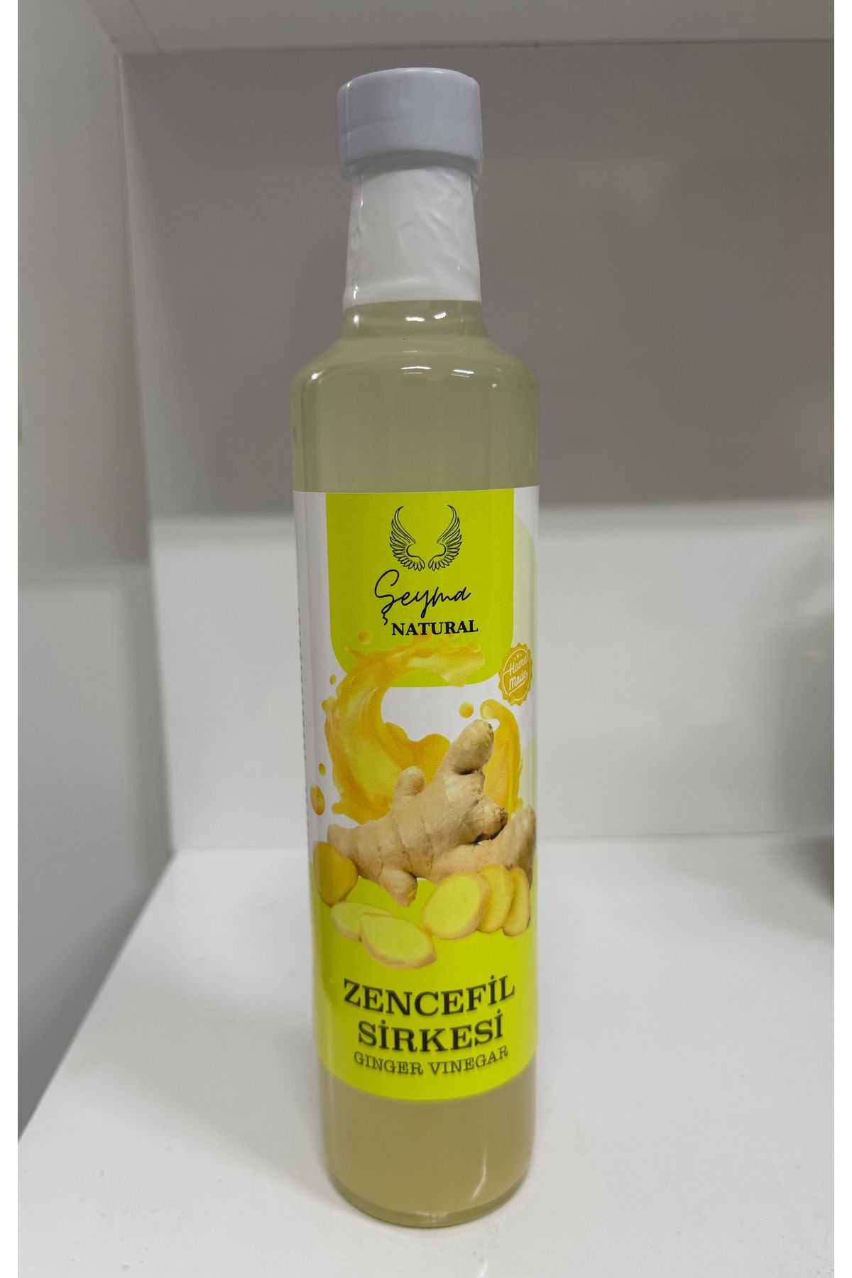 Şeyma natural Zencefil sirkesi 500 ml doğal fermente yerli zencefil sirkesi