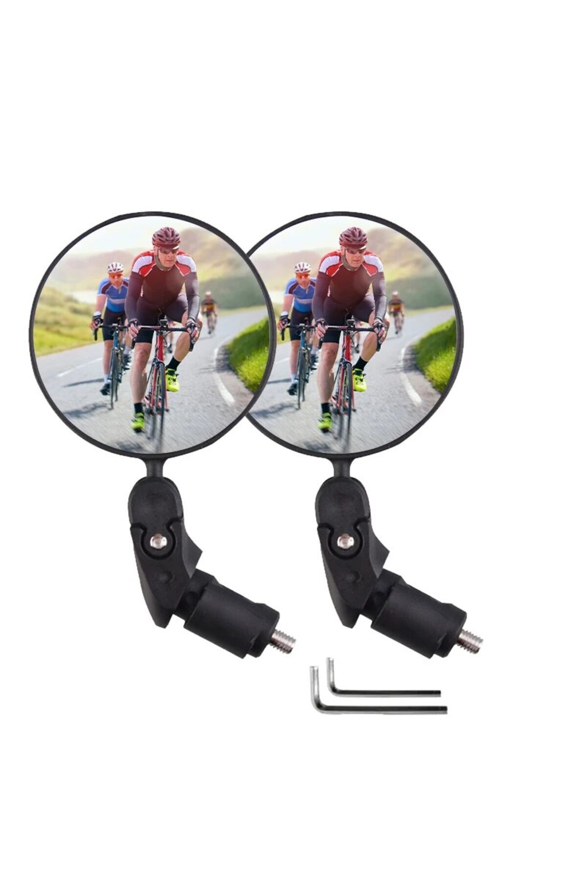 Choice-01 Universal Bicycle Rearview Mirror Adjustable Rotate Wide Angle Cycling Handlebar Rear View Mirror 1