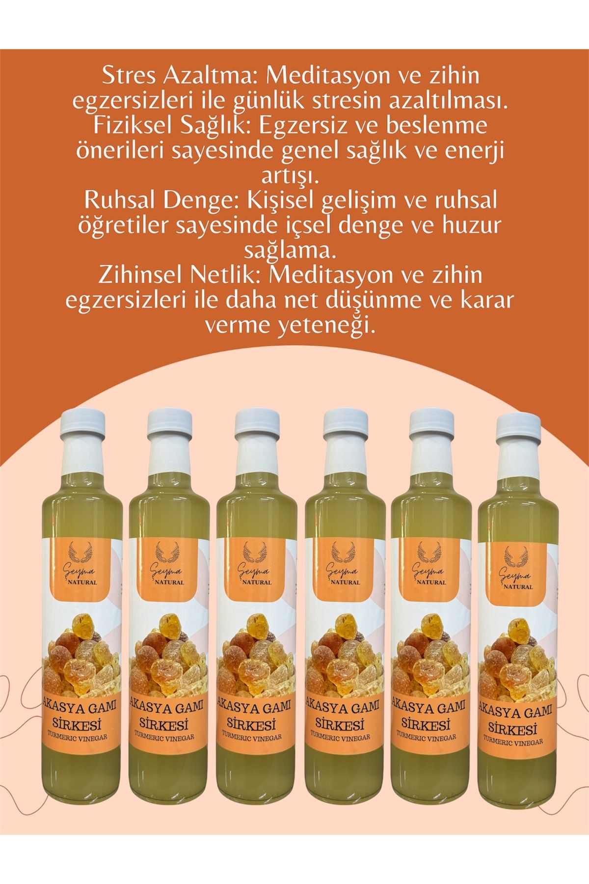 Şeyma natural Akasya gamı sirkesi 500 ml