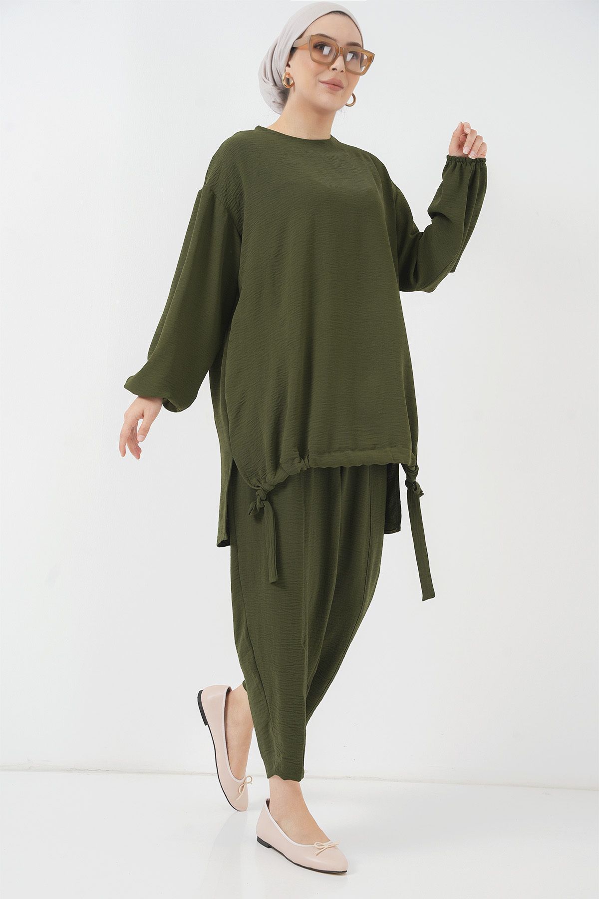 Bigdart-6682 Model Khaki Tunic and Pants Set 1